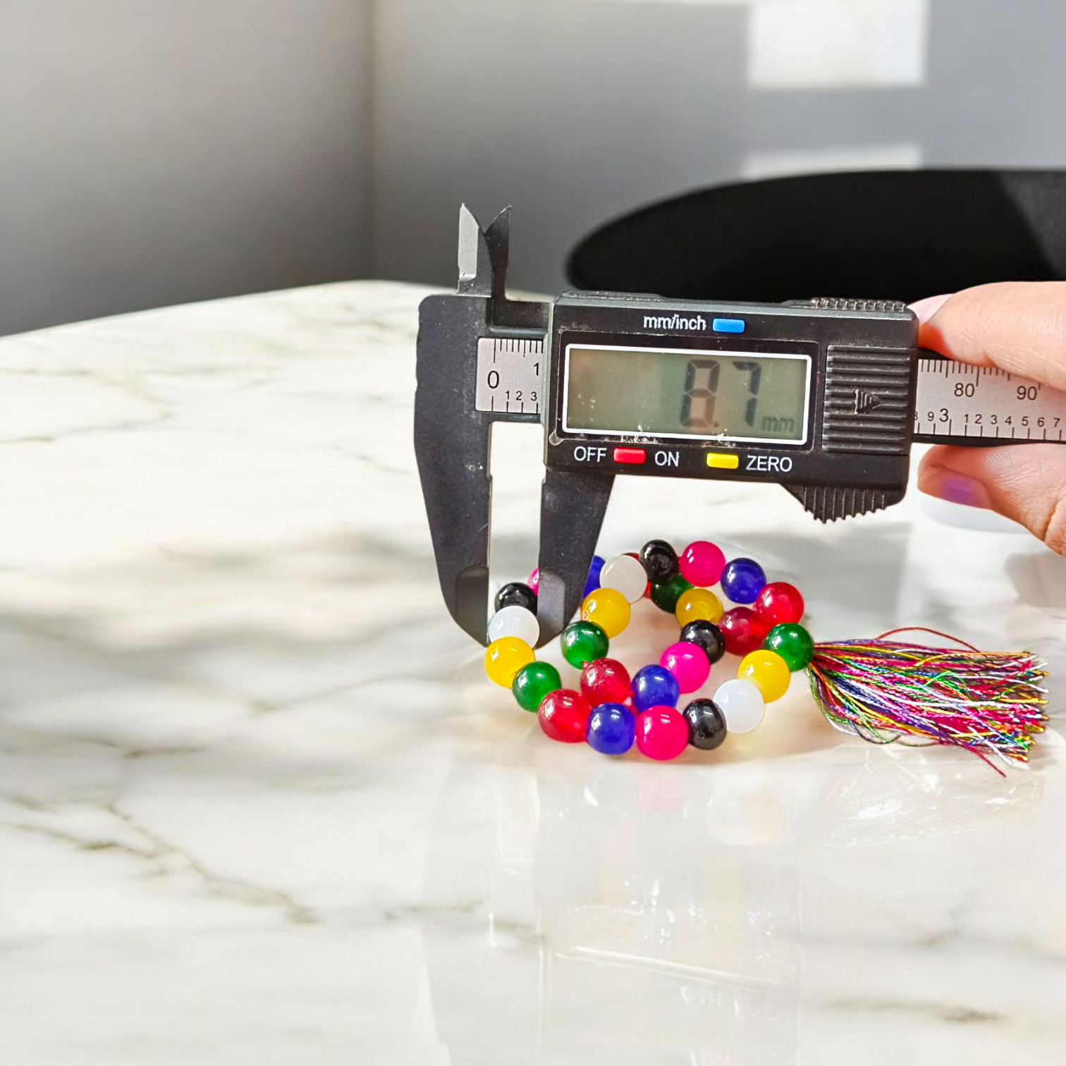 Mixed Agate Mala - Mix Hakik Mala With Lab Certified By Timeshopee