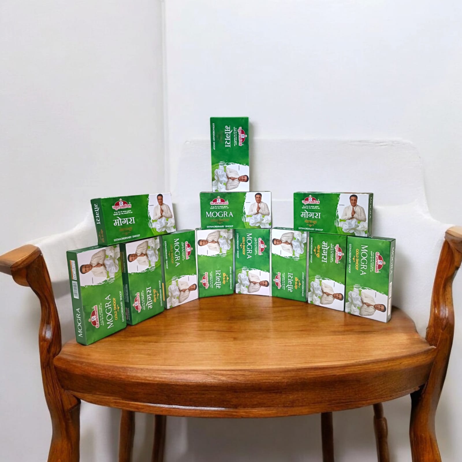 Mogra Gold Dhoop by Grahshanti - Premium 6 Months Pack for Spiritual Use