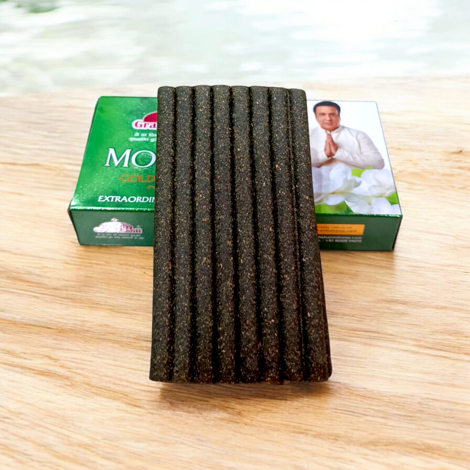 Mogra Gold Dhoop by Grahshanti - Premium 6 Months Pack for Spiritual Use