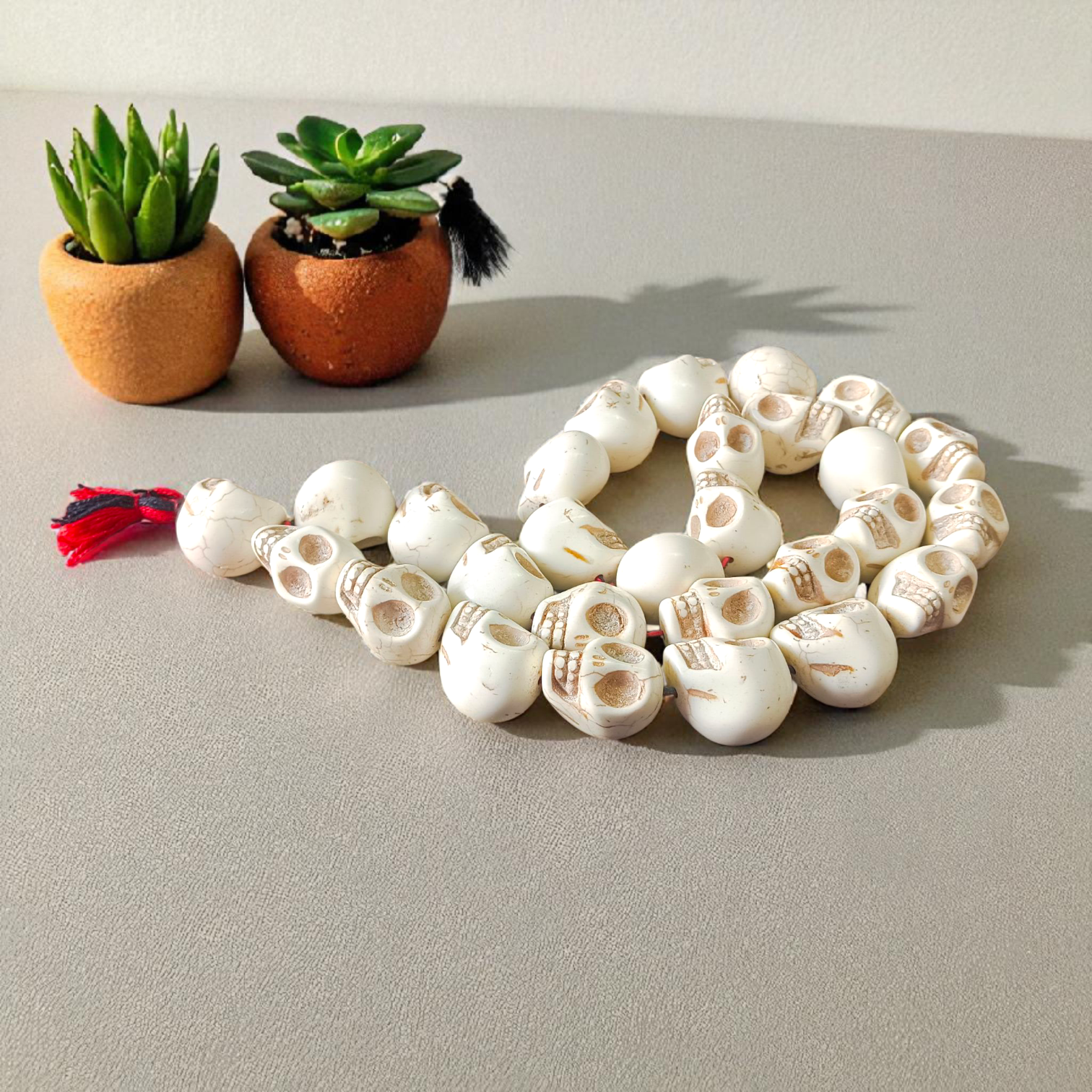 Nar Mund Mala in 54+1 beads and 27+1 beads variants, showcasing the high-quality beads for spiritual practice