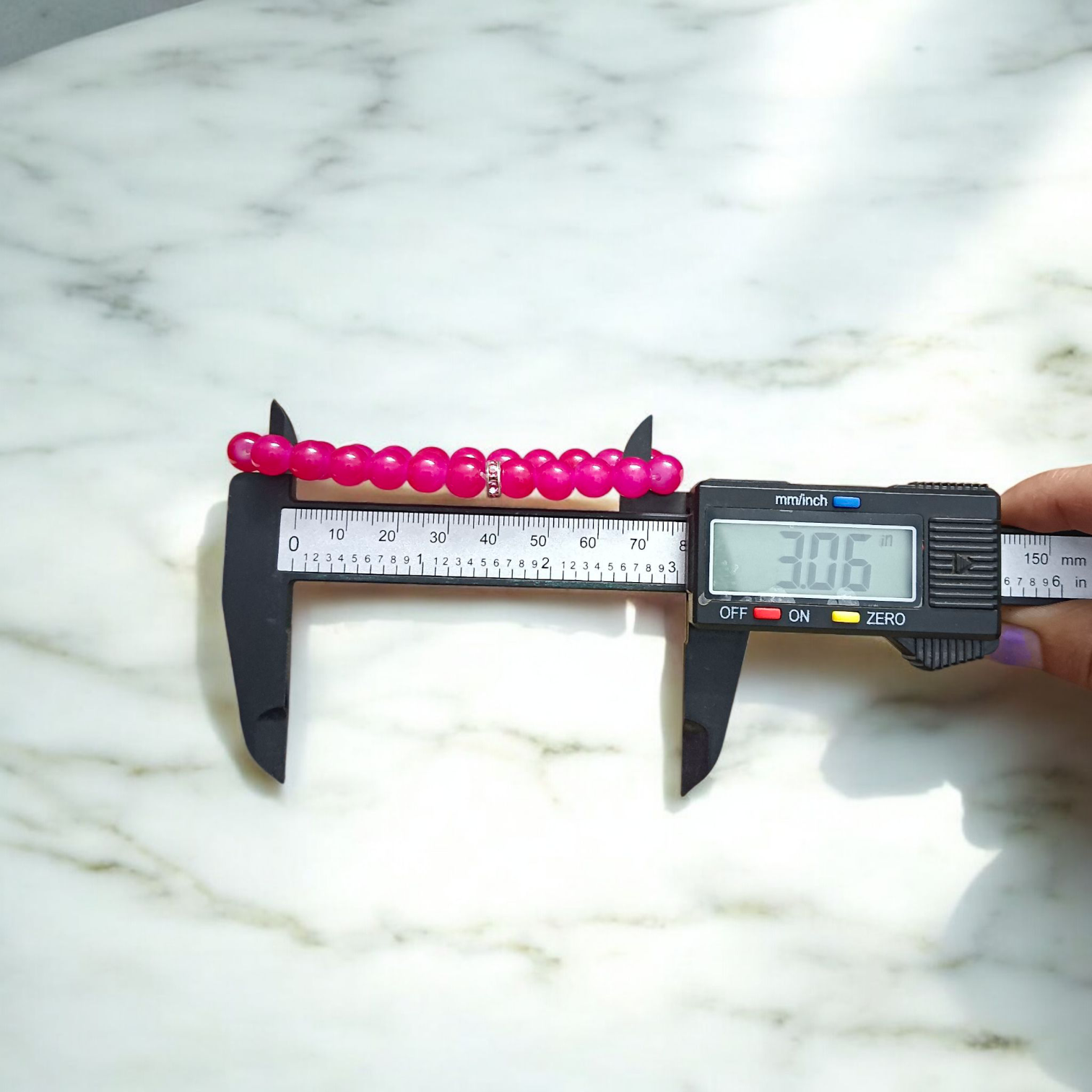 Natural Pink Agate (Pink Hakik) Mala and Bracelet Combo with 108+1 beads (6mm) and stretchable bracelet for meditation, healing, and emotional balance