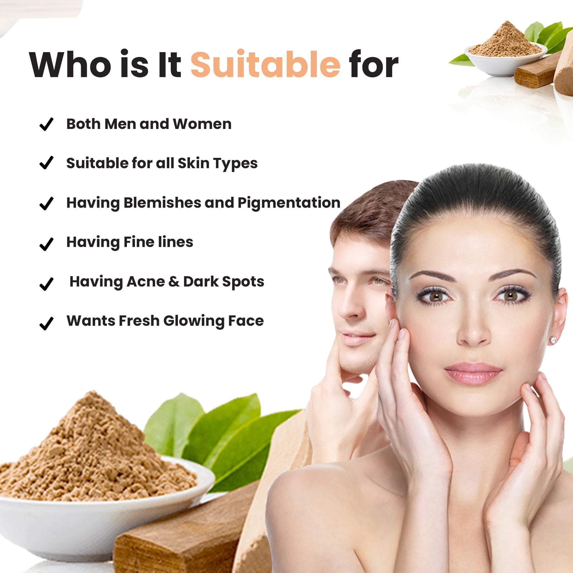 Natural Sandalwood Chandan Powder, 250gm pack, ideal for spiritual rituals, pooja, and meditation by Timeshopee