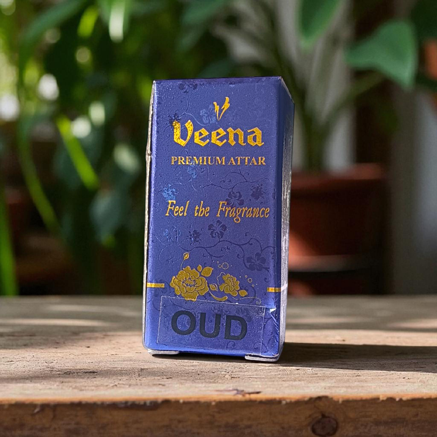 OUD Attar 2ML bottle by Veena, premium alcohol-free perfume for worship by Timeshopee