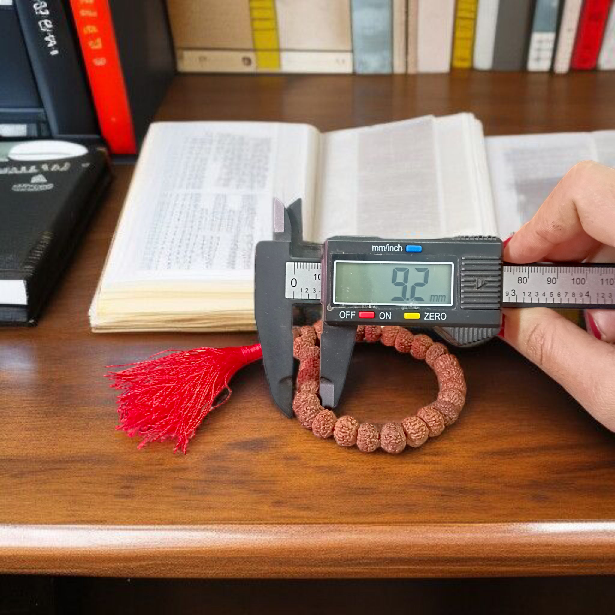 Original Lab Certified 7 Mukhi Rudraksha Mala from Timeshopee – Available in 27+1 and 108+1 Variants