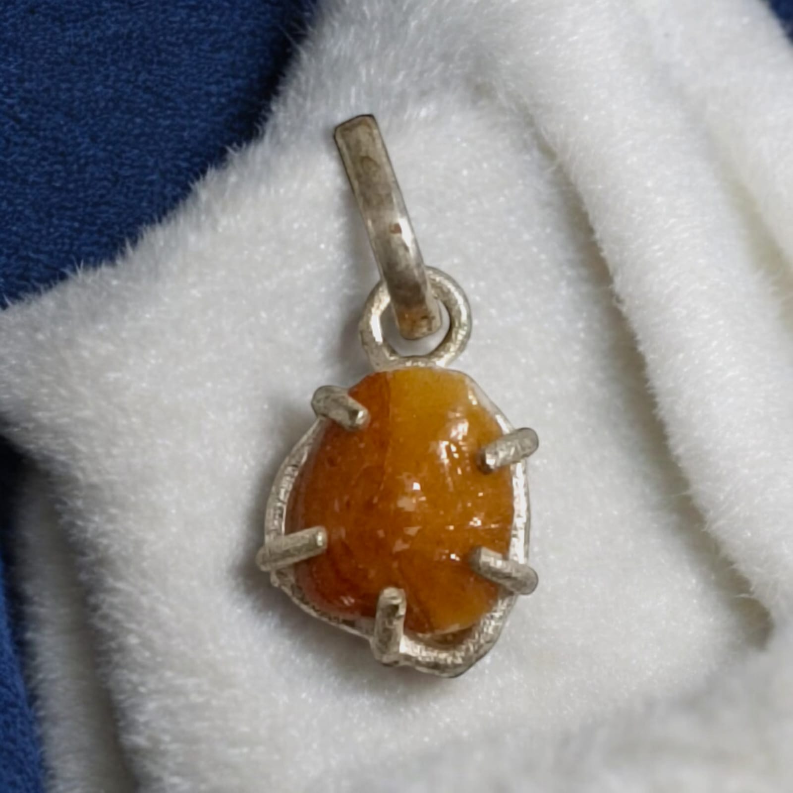 Original Machmani Silver Pendant with Adjustable Black Knotted Thread, Lab Certified, available at Timeshopee.