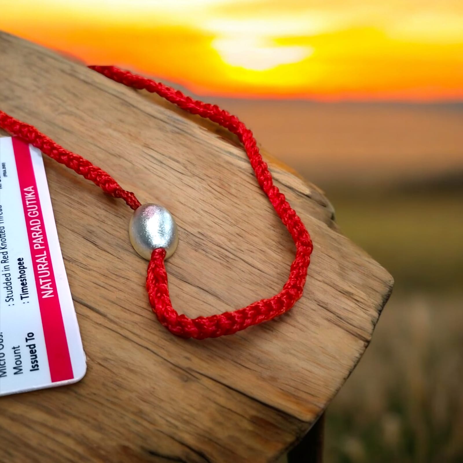 Parad Gutika - 100% Genuine Mercury Pendant, Lab Certified, from Timeshopee. A powerful mercury-based pendant for health, spiritual protection, and positive energy