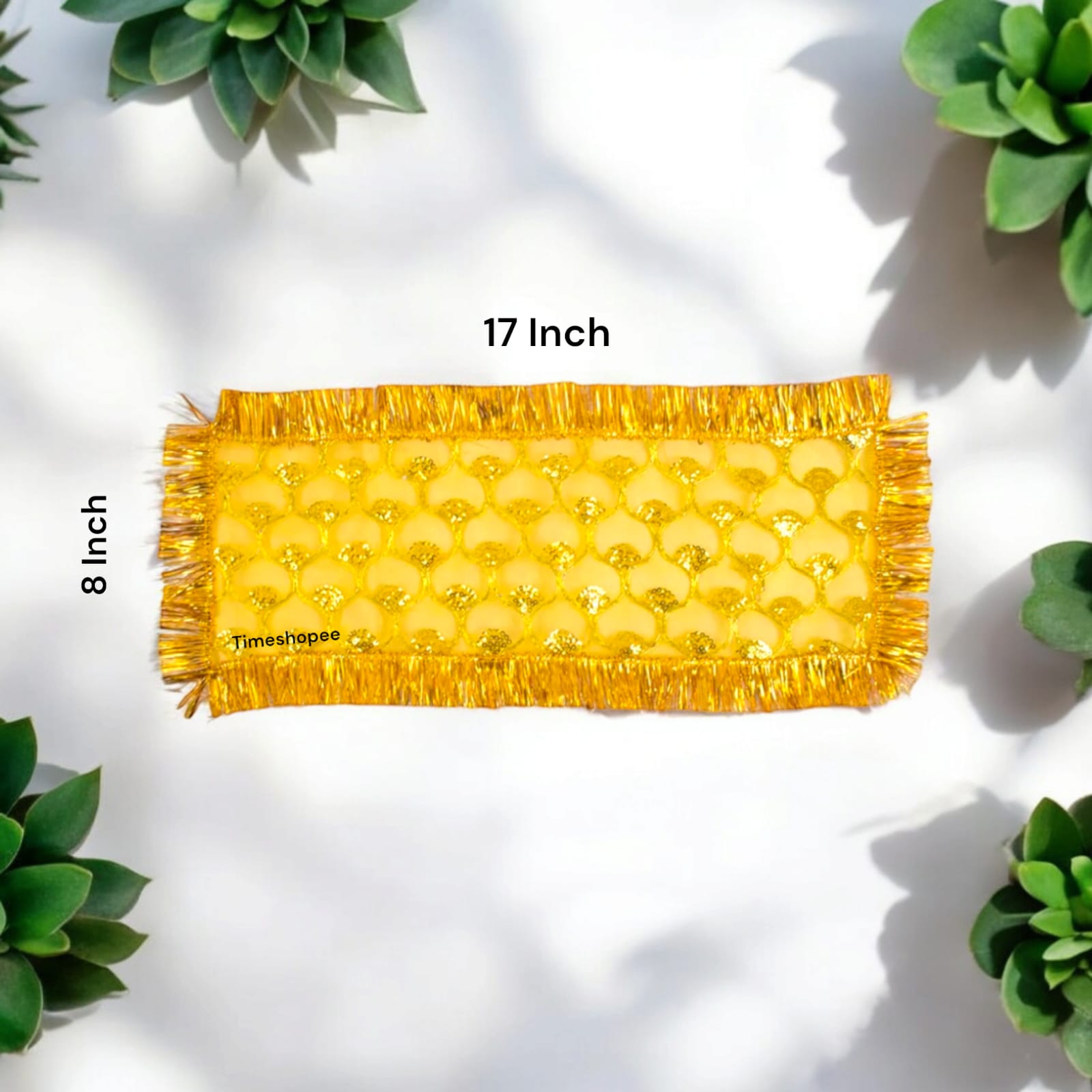 Peeli Chuniri 17X8 | Yellow Chunni for Mata Baglamukhi | Timeshopee