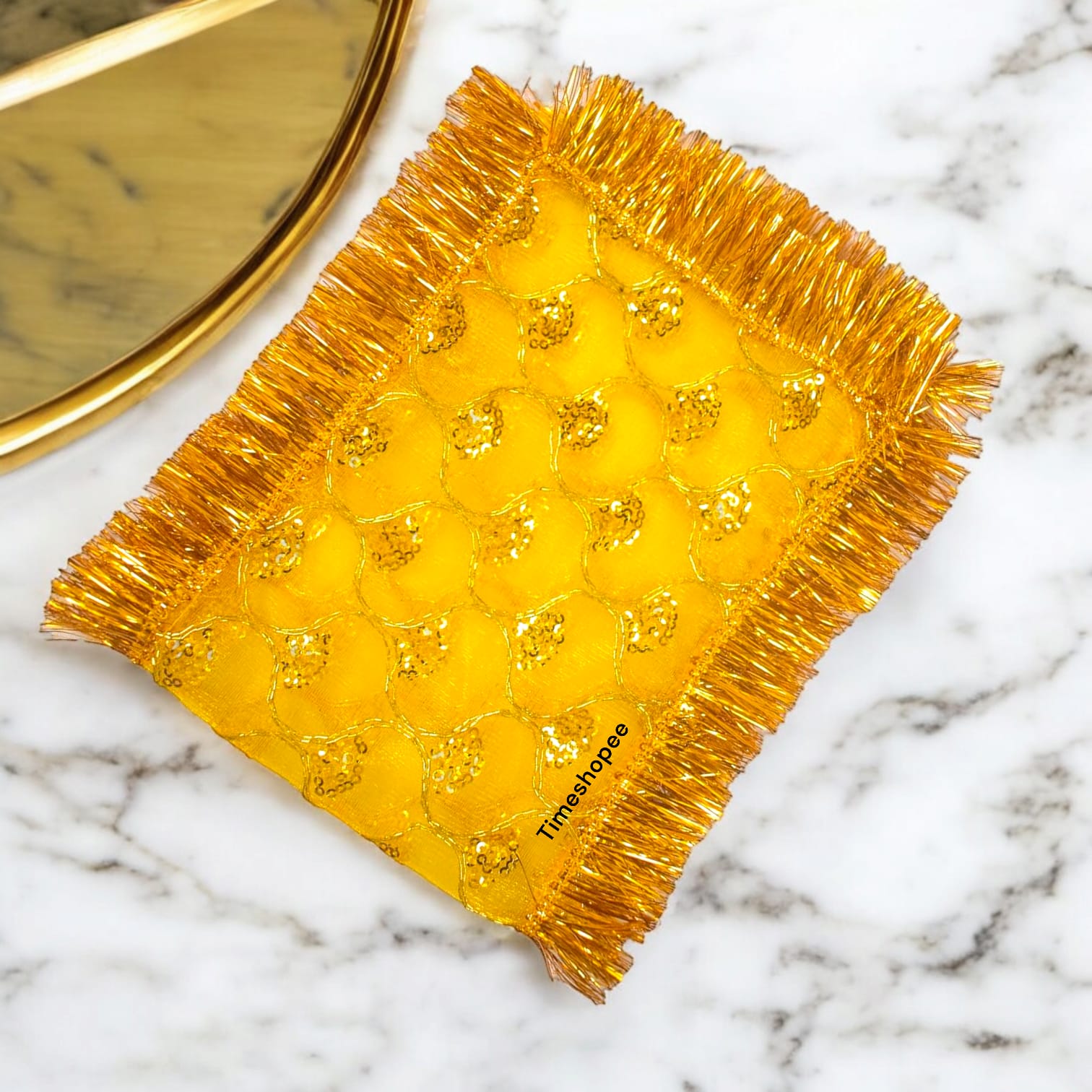 Peeli Chuniri 17X8 | Yellow Chunni for Mata Baglamukhi | Timeshopee