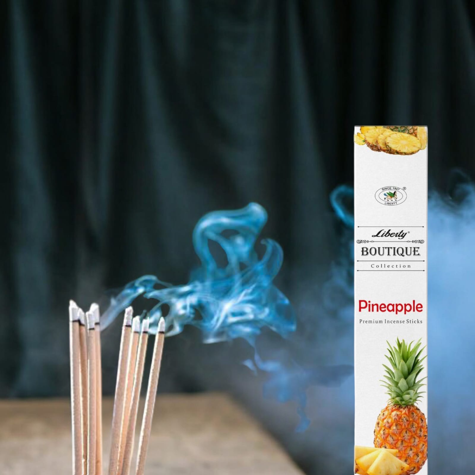 Pineapple Incense Sticks Economy Pack | 9 Inches Long | Timeshopee