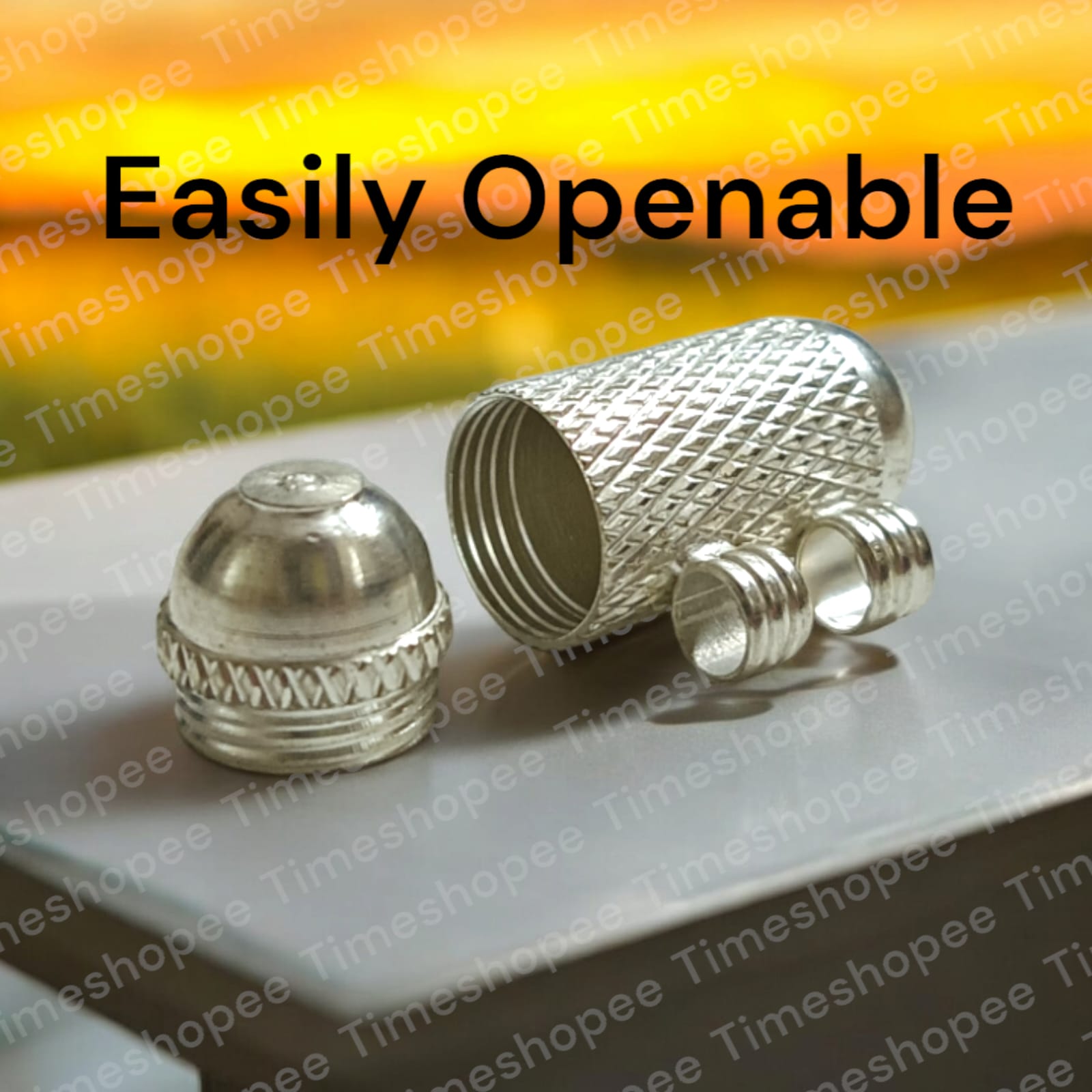 Pure Silver Metal Stylish Taweez | Spiritual Amulet with Free Bhojpatra Sheet for Taweez | Spiritual Taweez Set of 5 | Timeshopee
Product Description
Discover the essence of purity and spiritual elegance with the Pure Silver Metal Stylish Taweez from Timeshopee. This refined set includes five taweezes, each crafted from high-quality silver metal and measuring 23.4MM in diameter. The sleek and stylish design of these taweezes not only enhances your spiritual practice but also adds a touch of sophistication