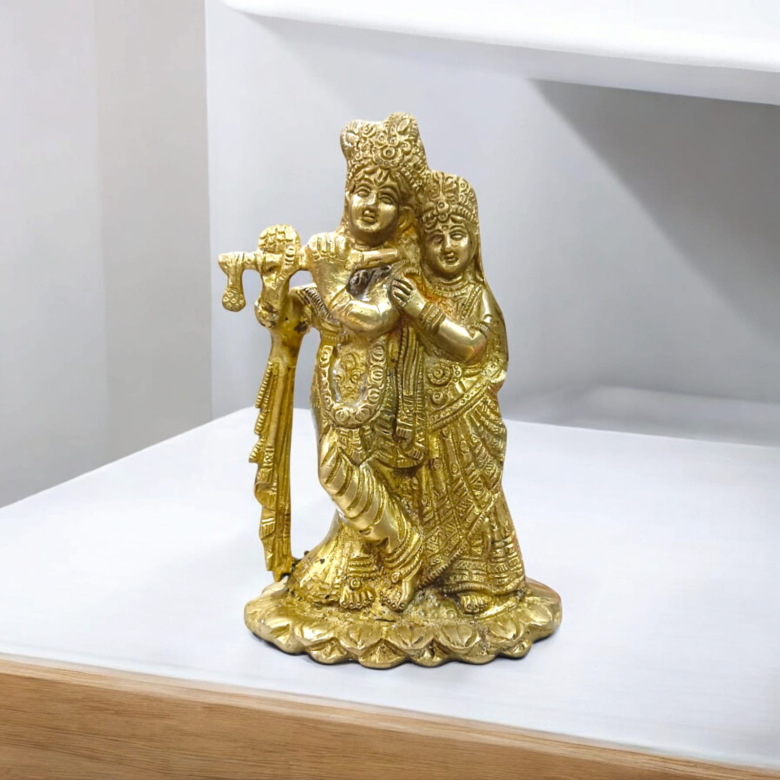 Radha Krishna Brass Idol | Radha Krishna Murti | Timeshopee