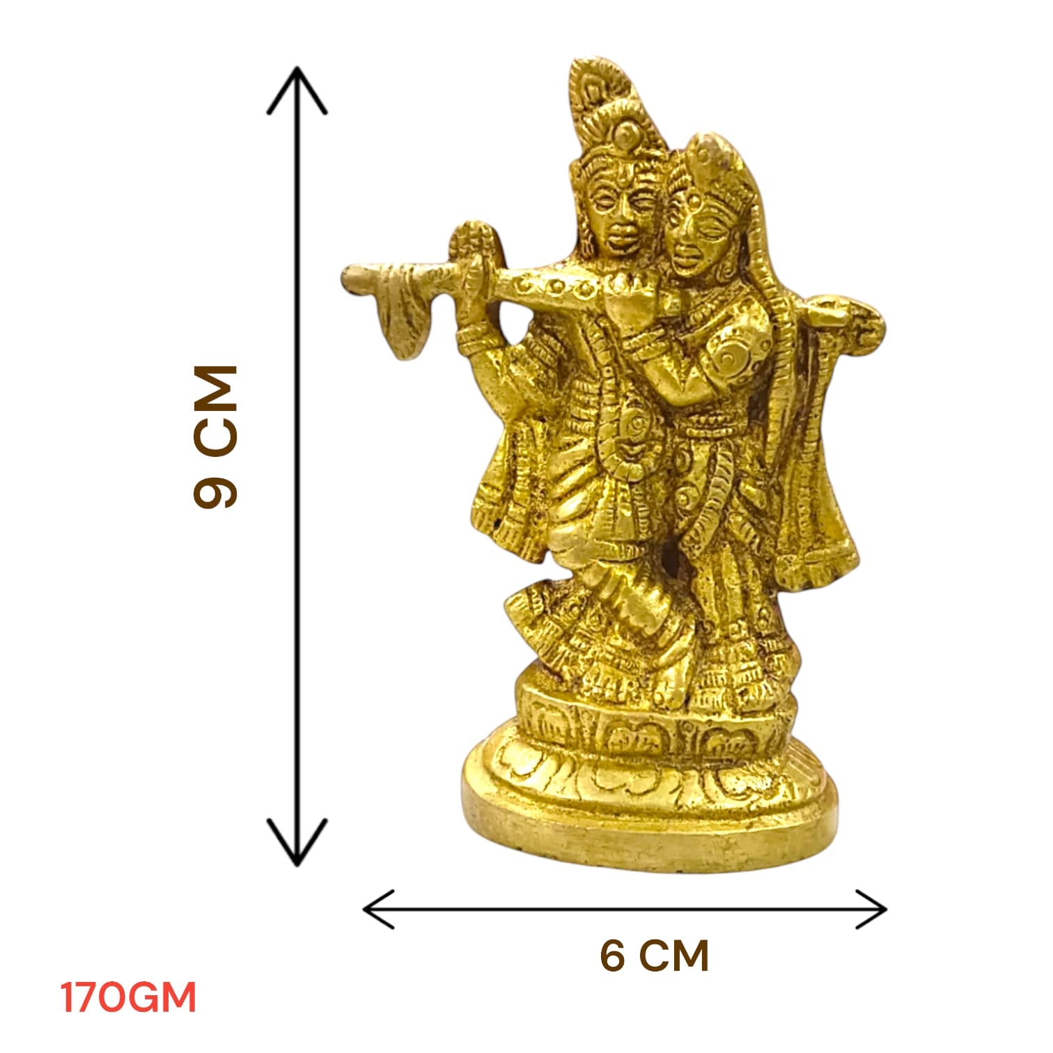 Radha Krishna Brass Idol | Radha Krishna Murti | Timeshopee