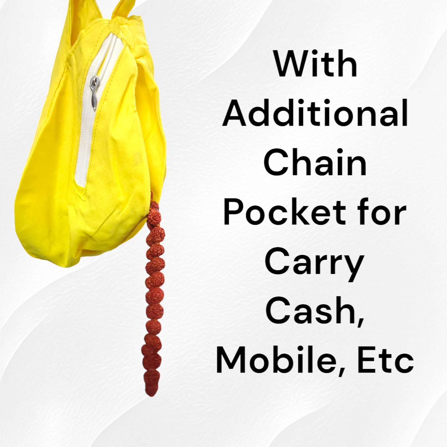 Radha Krishna Gomukhi Bag with Digital Colorful Print from Timeshopee