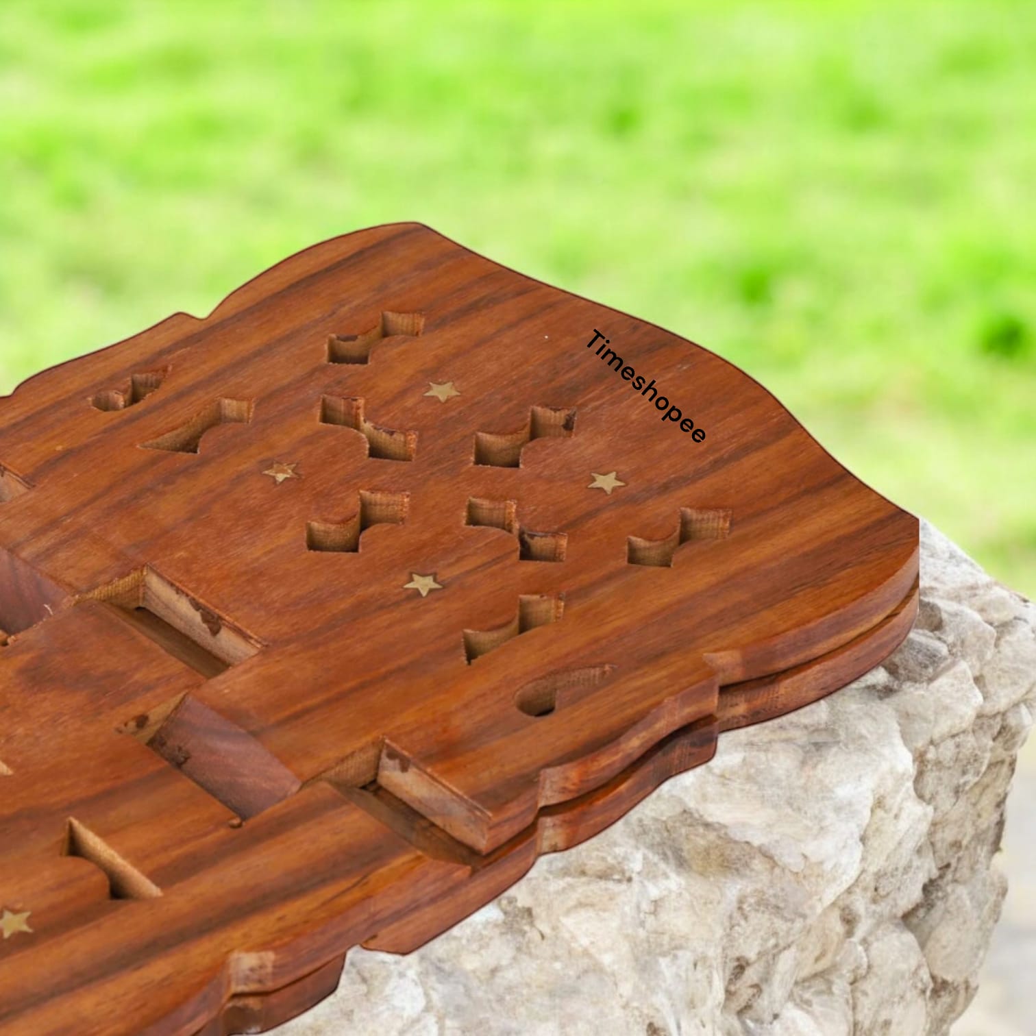 Rahel Wooden Book Reading Stand | Large and Standard Sizes | Timeshopee