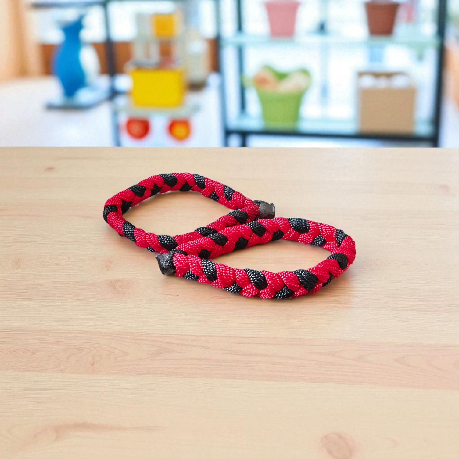 Red and black handmade spiritual thread bracelet set of 2 – adjustable pooja kalawa dhaga for men and women by Timeshopee