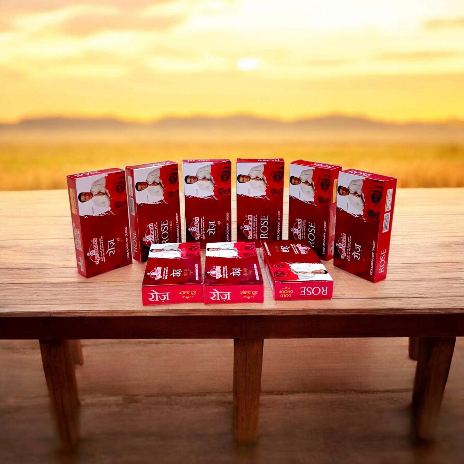 Rose Gold Dhoop by Grahshanti - Premium 6 Months Pack for Puja