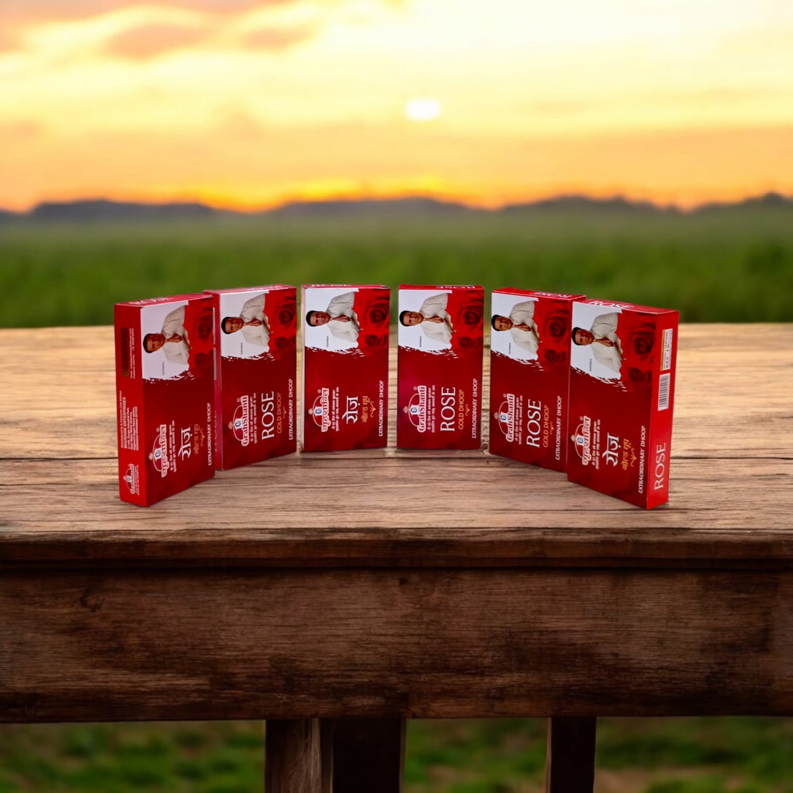 Rose Gold Dhoop by Grahshanti - Premium 6 Months Pack for Puja