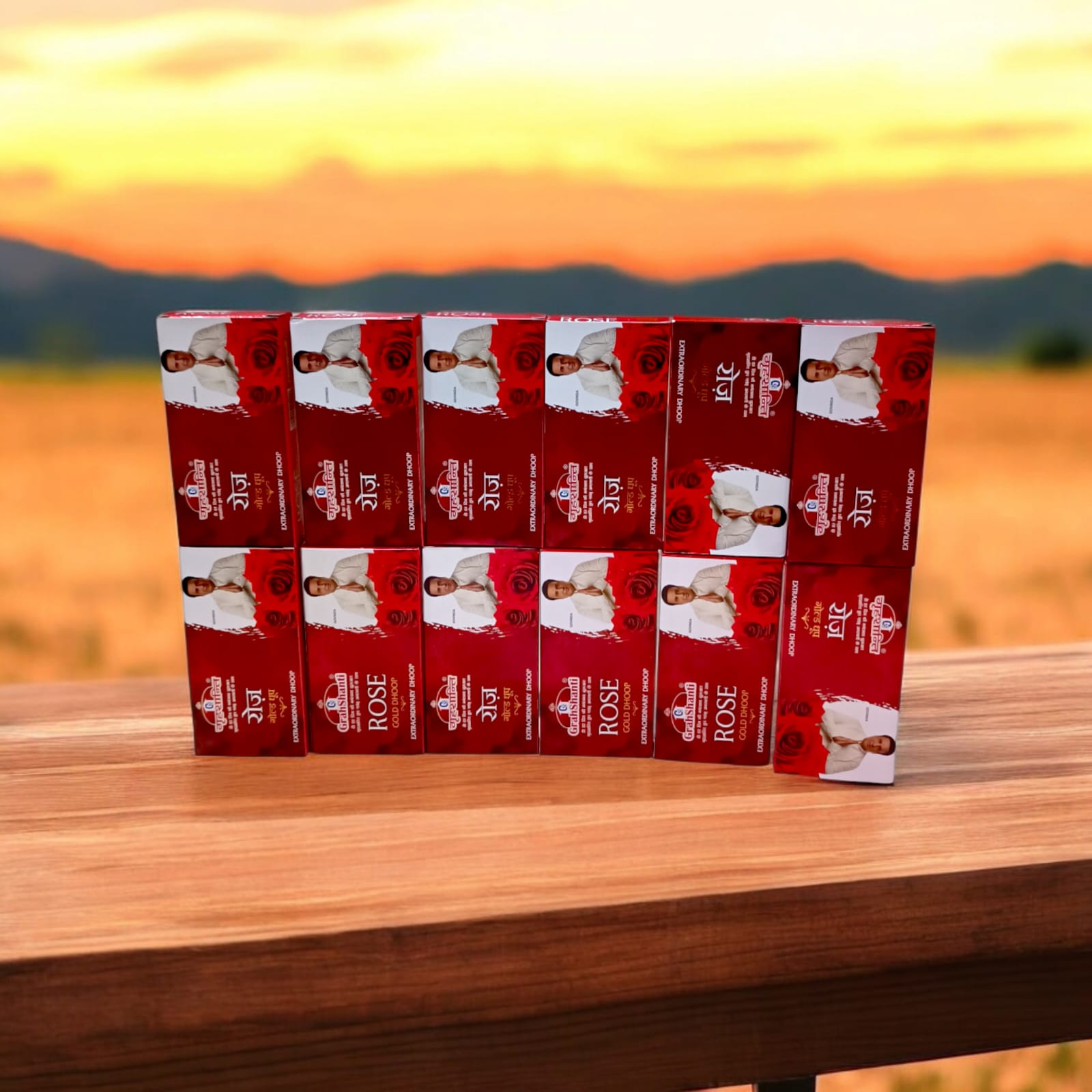 Rose Gold Dhoop by Grahshanti - Premium 6 Months Pack for Puja