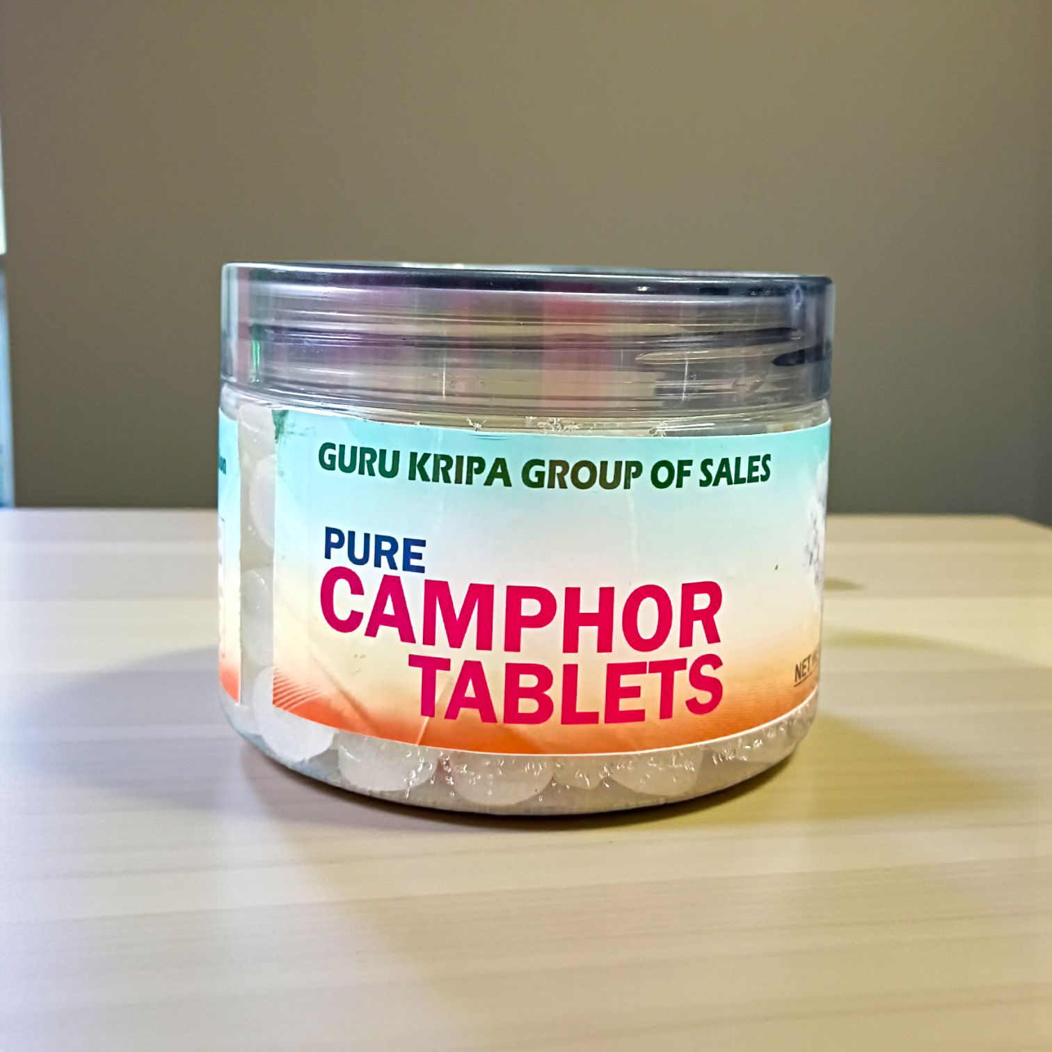 Sacred Camphor Tablets for Aarti, Pure Kapoor for Spiritual Use – 100g Jar – Timeshopee