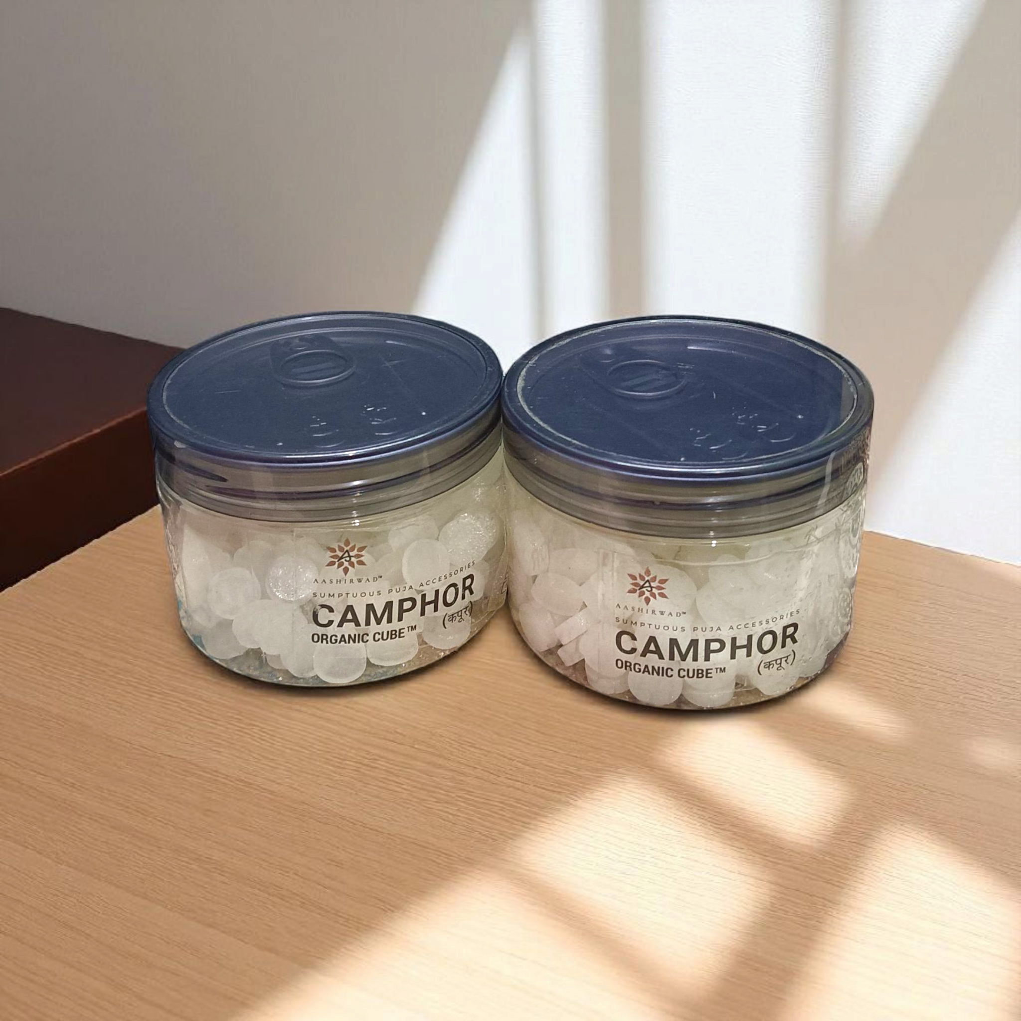 Sacred Camphor Tablets for Aarti, Pure Kapoor for Spiritual Use – 100g Jar – Timeshopee