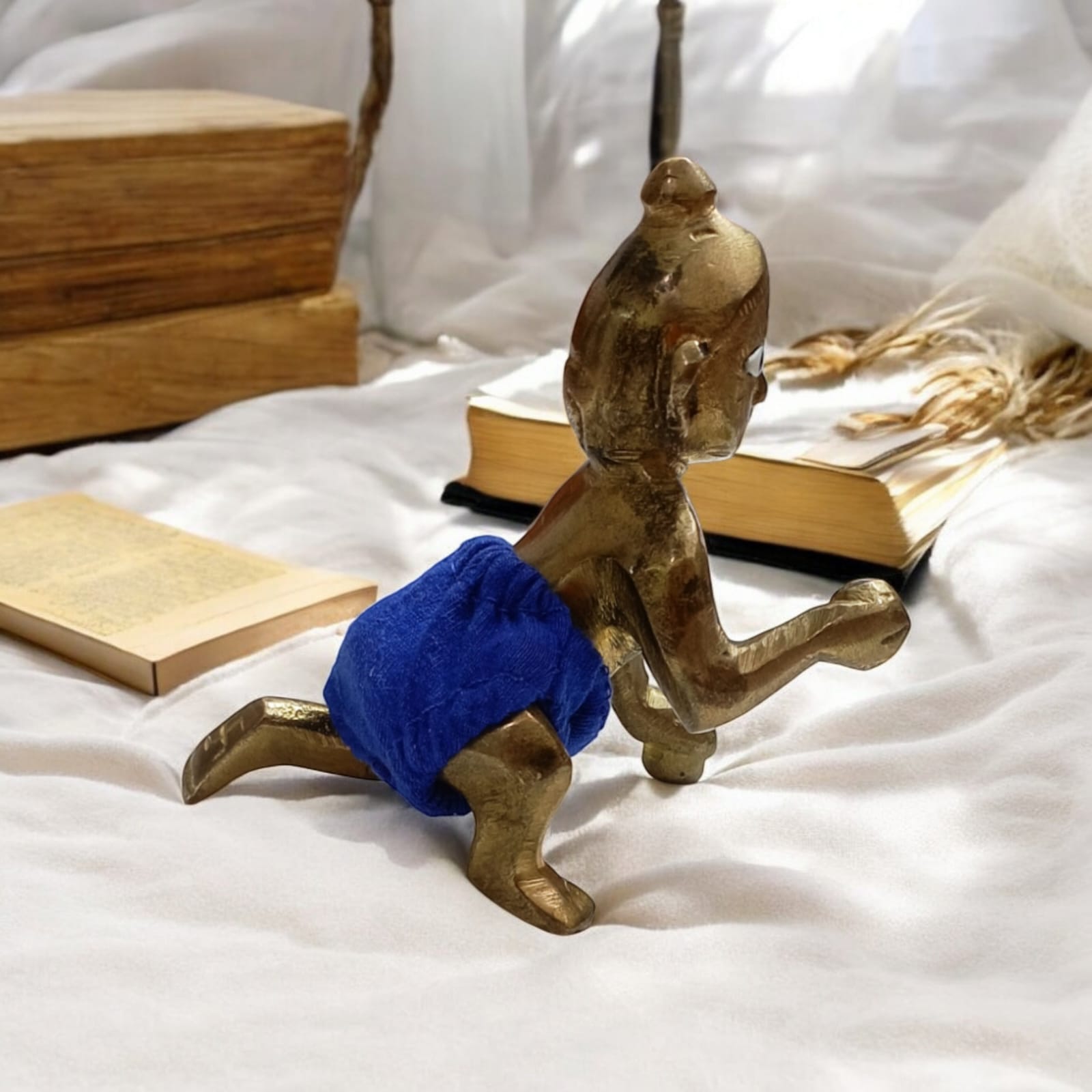 Set of 5 multi-color nickers for Laddu Gopal 0 No., soft and comfortable chaddi night dress for Laddu Gopal idol.