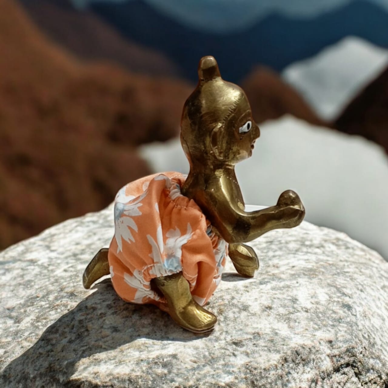 Set of 6 multi-color nickers for Laddu Gopal 5-6 No., comfortable night dress chaddi for Bal Gopal idols.