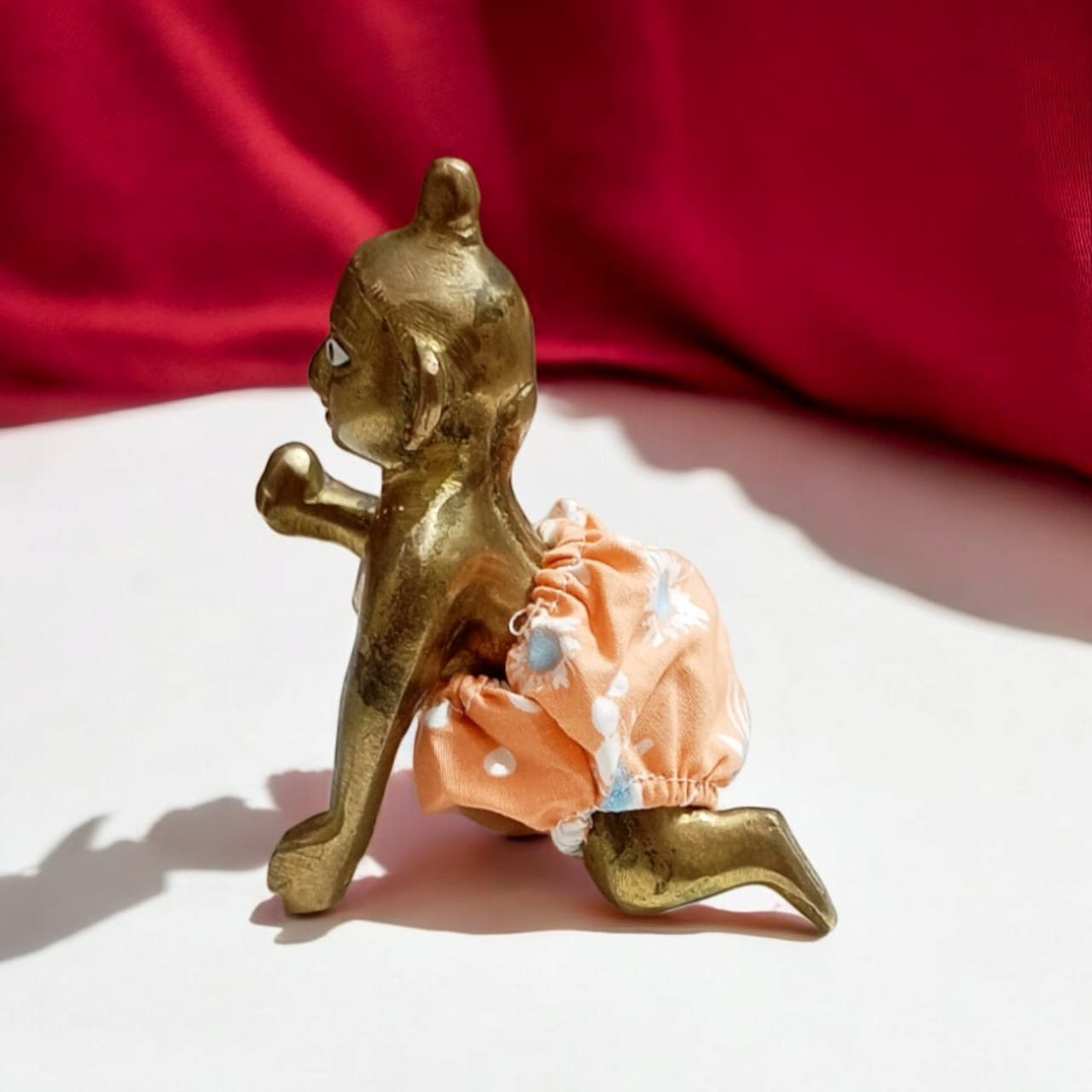 Set of 6 multi-color nickers for Laddu Gopal 5-6 No., comfortable night dress chaddi for Bal Gopal idols.