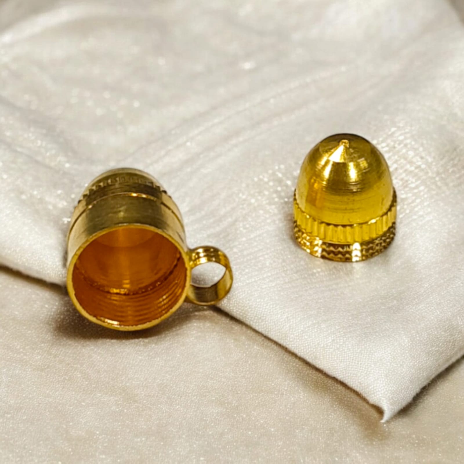 Pure Copper and Golden Metal Stylish Taweez | Spiritual Amulet with Free Bhojpatra Sheet for Taweez | Spiritual Taweez Set of 5 | Timeshopee