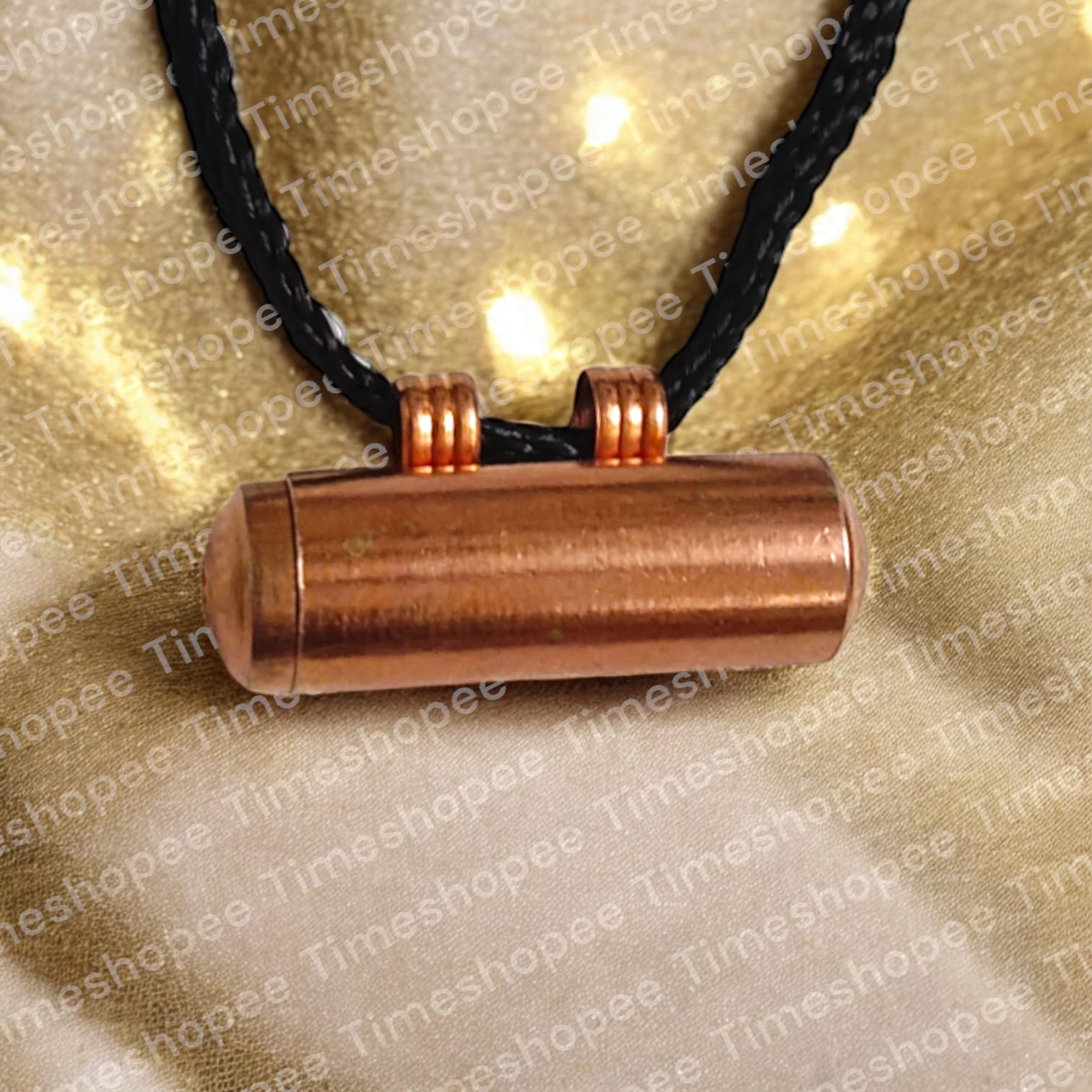 Set of five pure copper taweez amulets in copper color, available in small and big sizes, with a Bhojpatra sheet, showcasing their design and spiritual significance.