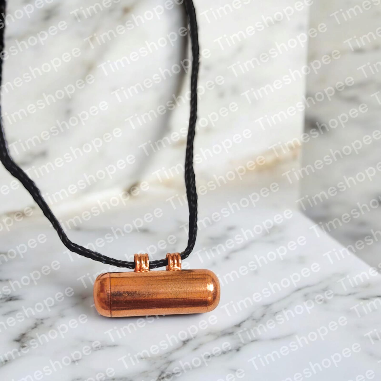 Set of five pure copper taweez amulets in copper color, available in small and big sizes, with a Bhojpatra sheet, showcasing their design and spiritual significance.