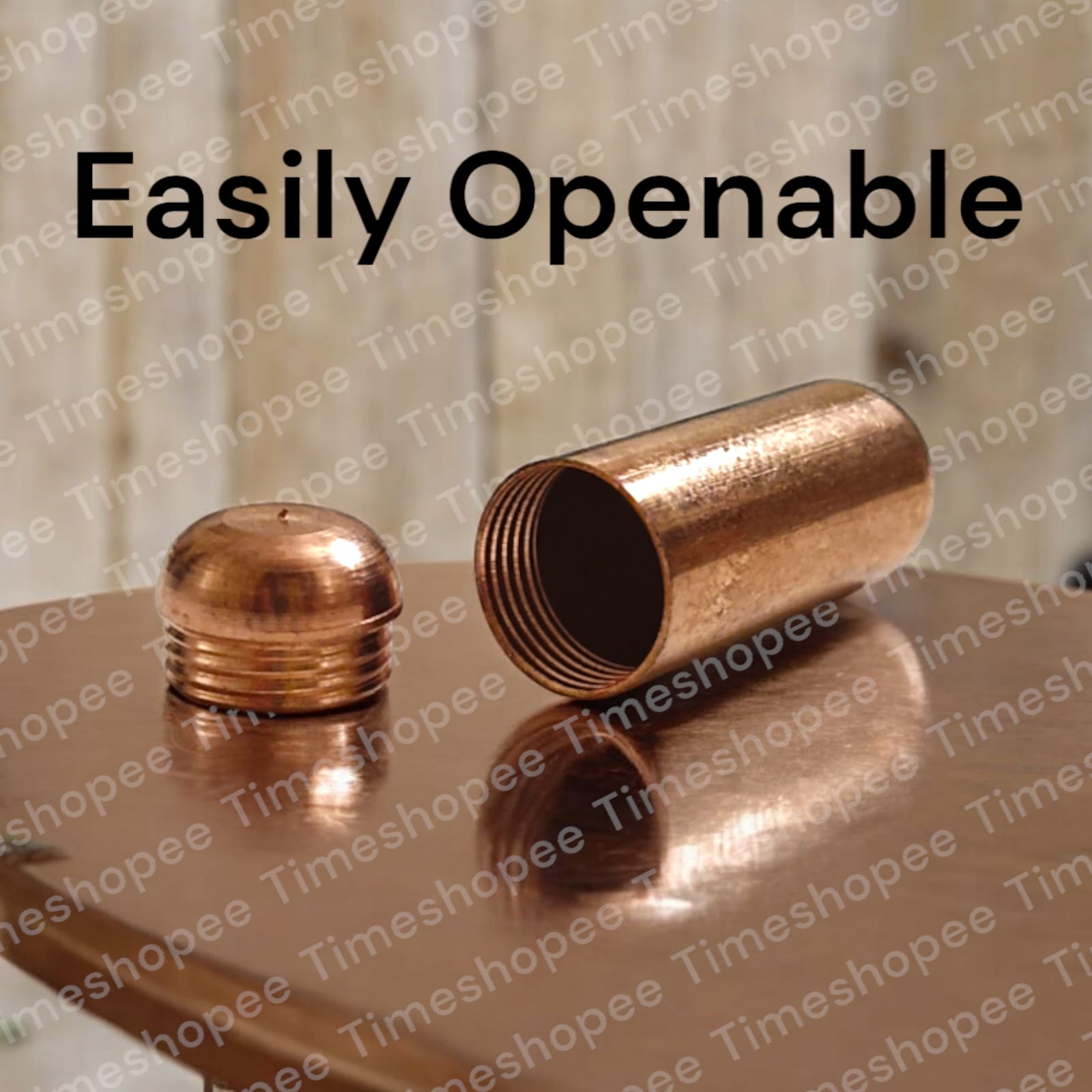 Set of five pure copper taweez amulets in copper color, available in small and big sizes, with a Bhojpatra sheet, showcasing their design and spiritual significance.