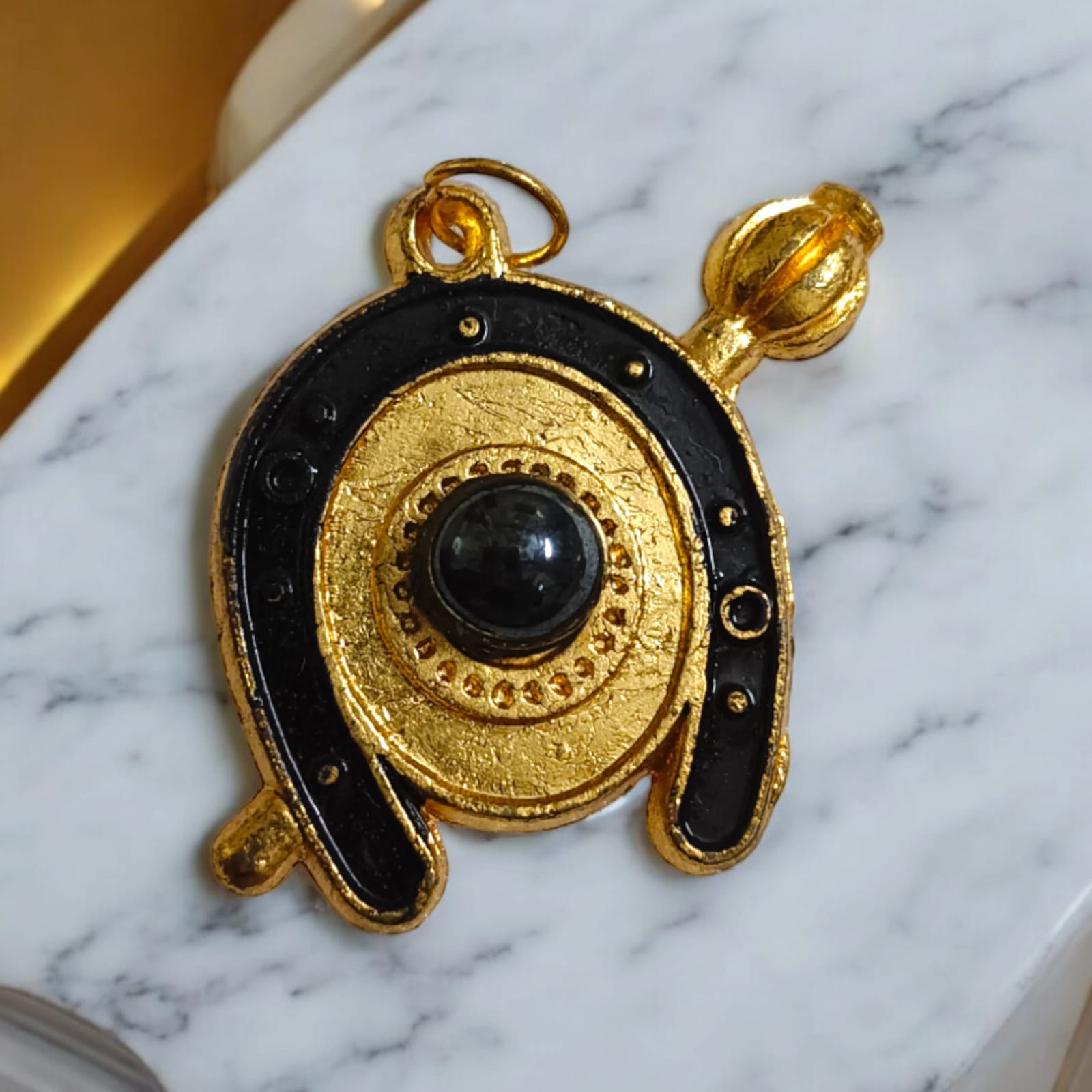 Shani Kavach Set for Shani Pujan, including sacred Kavach and Pujan instructions for donation every Saturday.