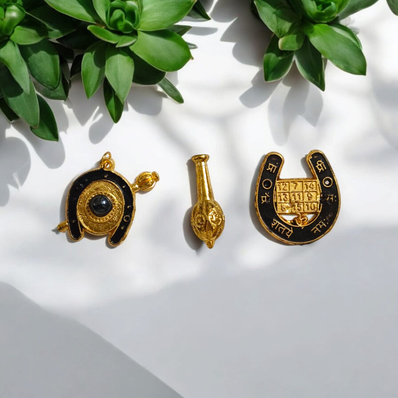 Shani Kavach Set for Shani Pujan, including sacred Kavach and Pujan instructions for donation every Saturday.