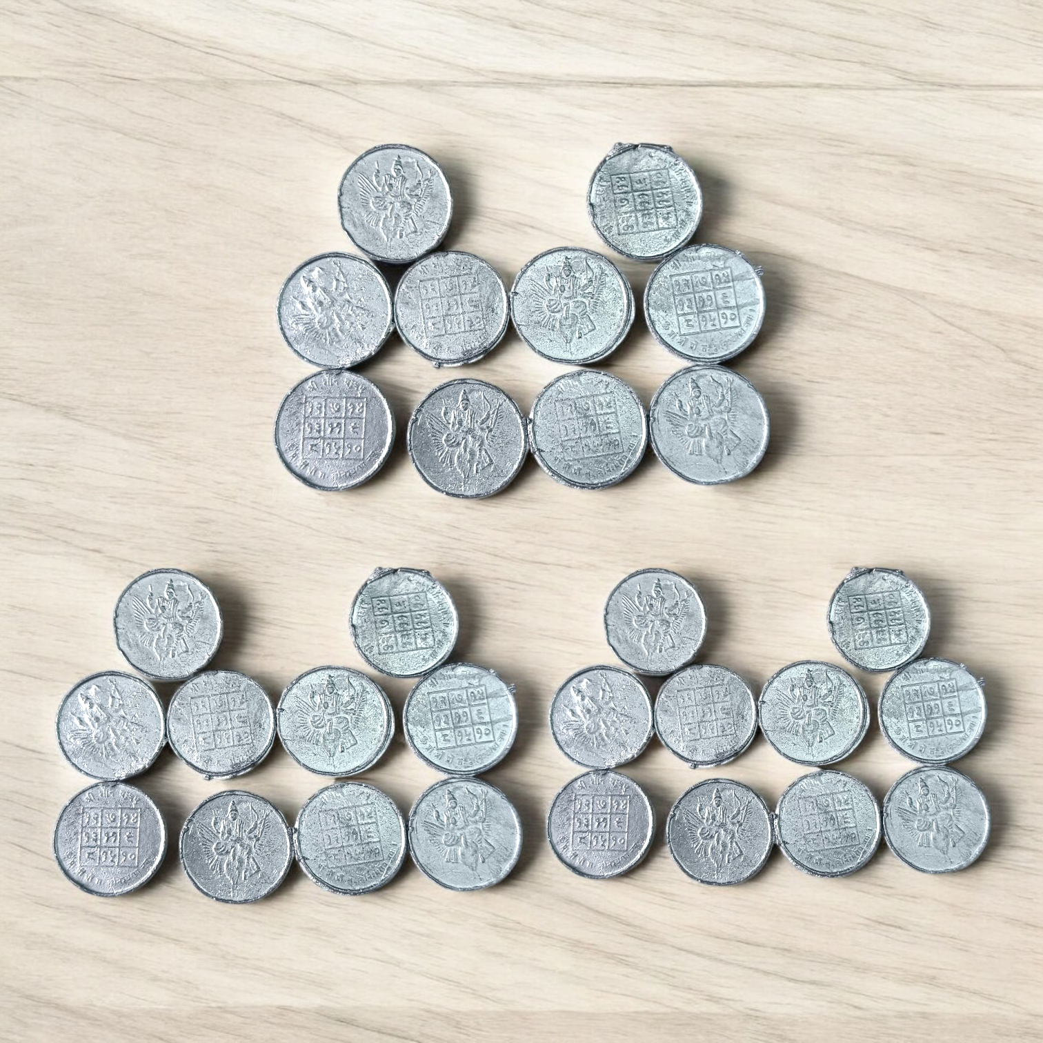 Shani Yantra Coin for Remedies - Ranga Shani Yantra Sikka by Timeshopee