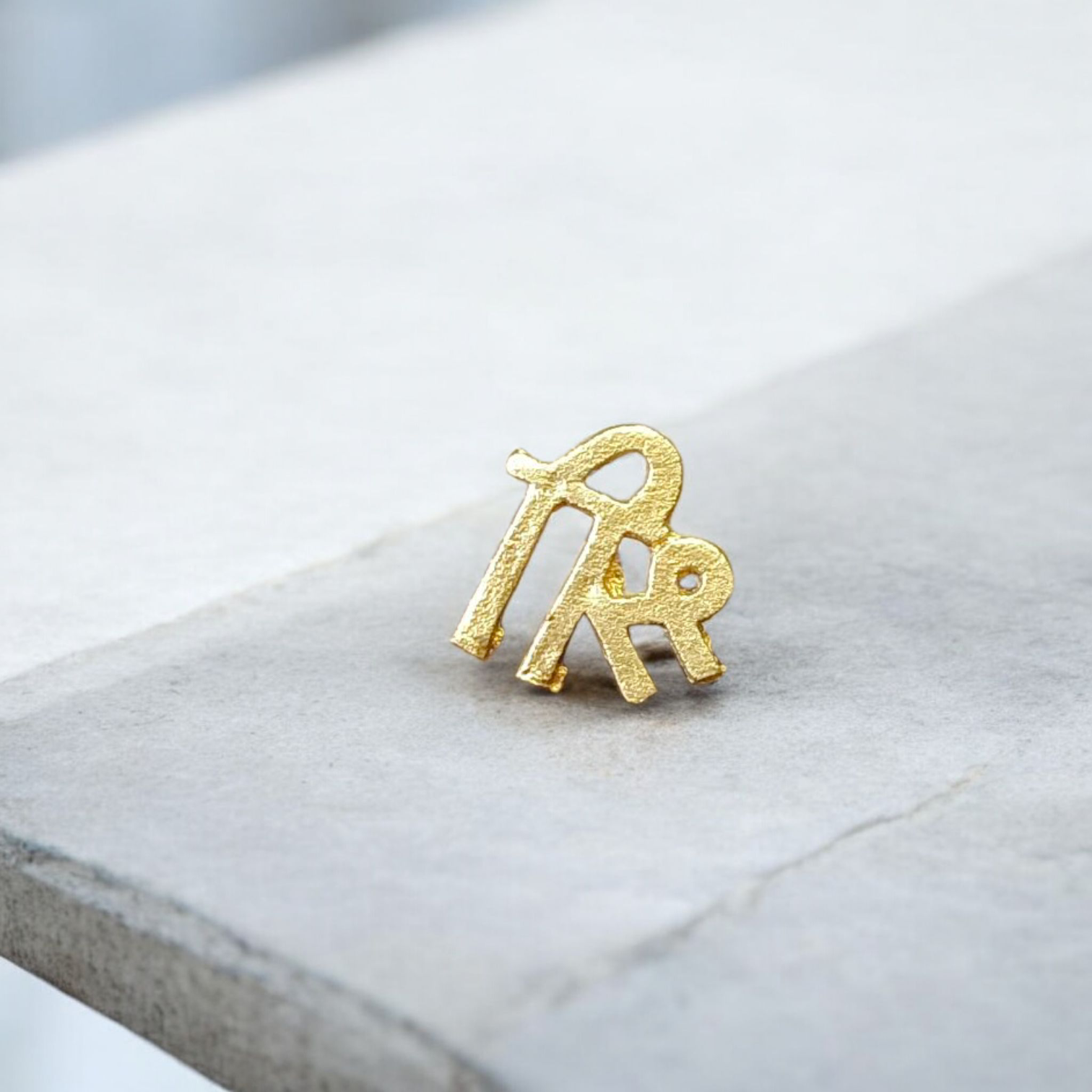 Shri Tilak Stamp in Brass – Traditional Hindu Tilak Sancha with Shri symbol for forehead marking in puja and rituals