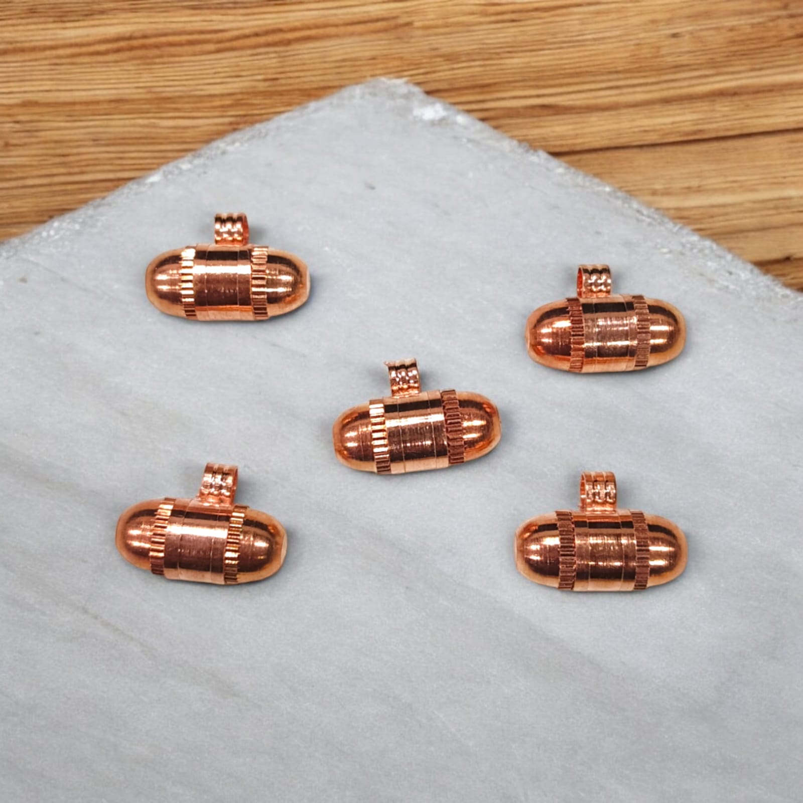 Small Size Taweez Set of 5 for Children and Girls - Elegant Design with Bhojpatra by Timeshopee