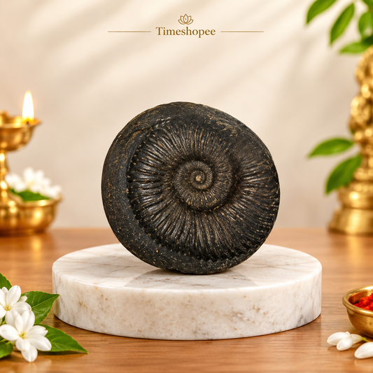Sudarshan Shaligram Lab Certified Natural Shaligram | Timeshopee