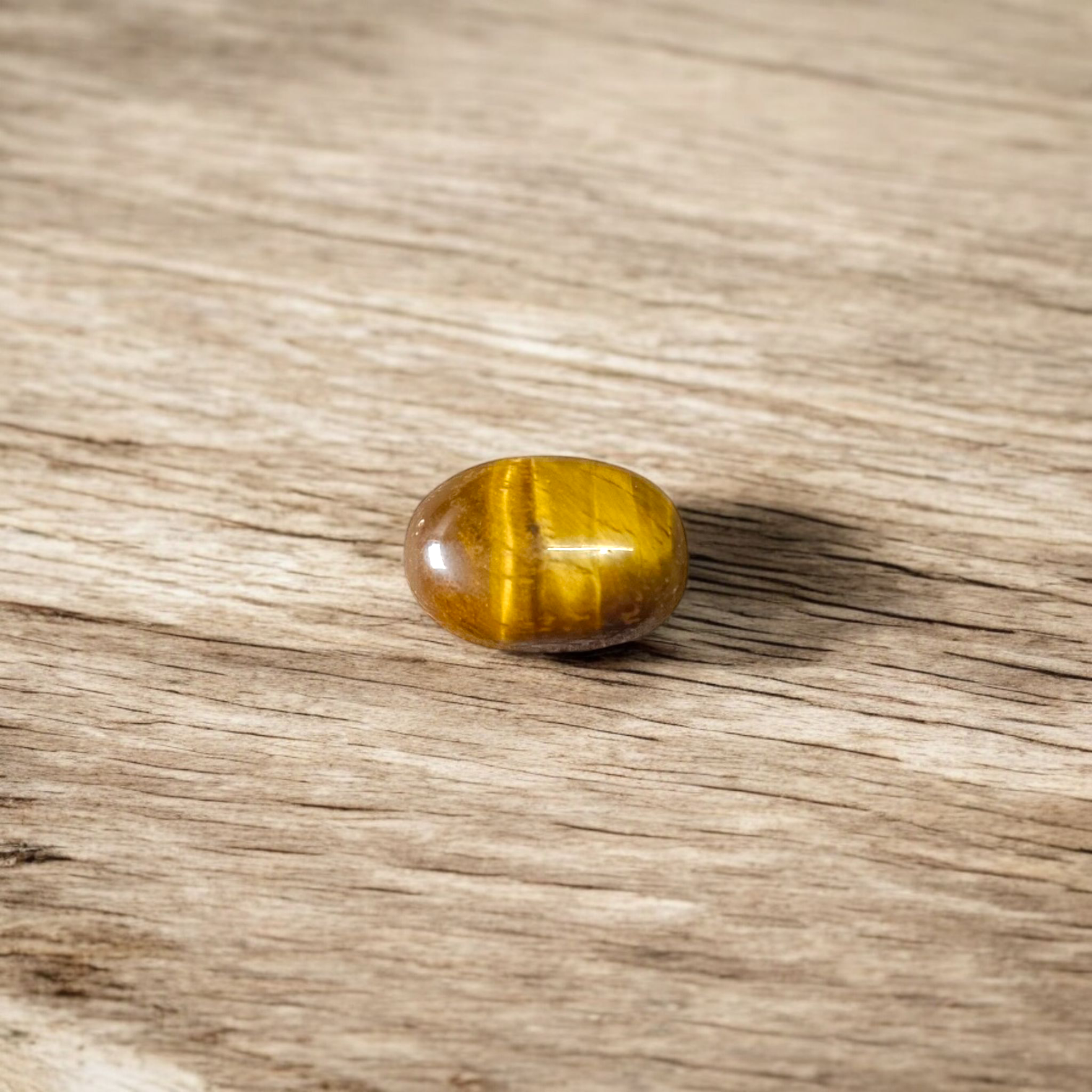 Tiger Eye Stone – Natural Brown Crystal for Confidence, Motivation & Meditation