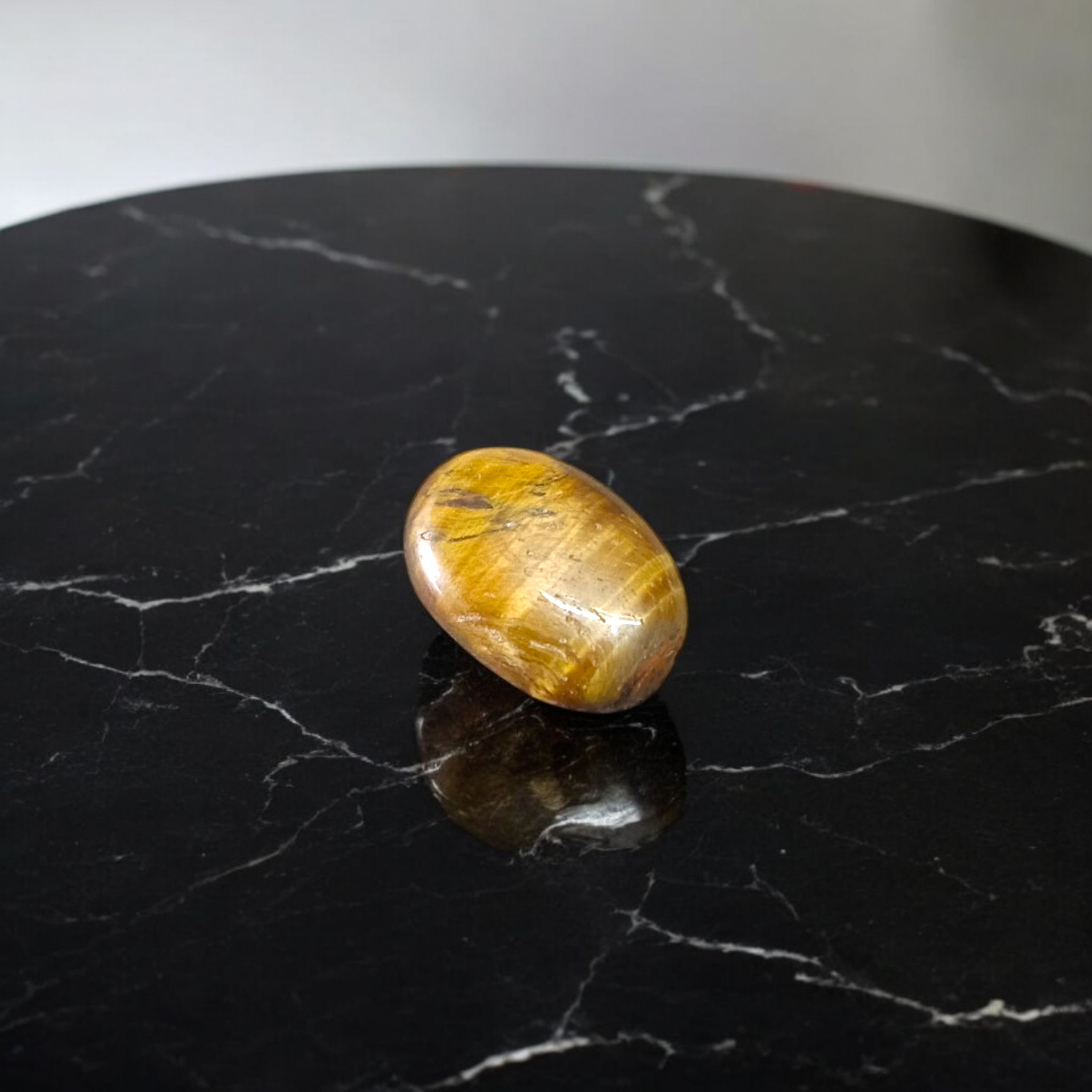 Tiger Eye Stone – Natural Brown Crystal for Confidence, Motivation & Meditation