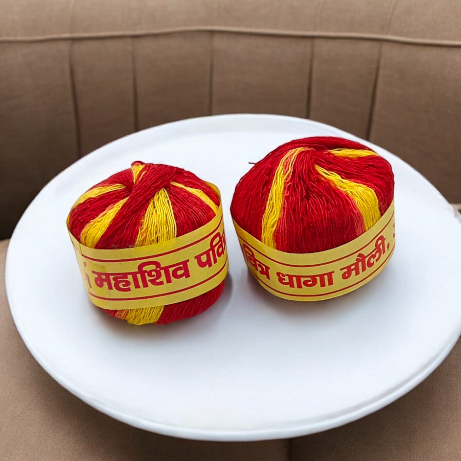 Traditional Mauli Kalawa Set of 2 Rolls for Rituals and Protection by Timeshopee