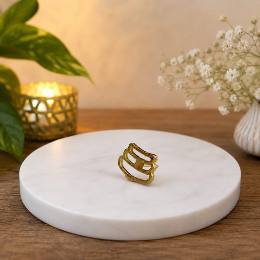 Tripundra Tilak Stamp for forehead tilak, ideal for Shiva devotees and ritual use