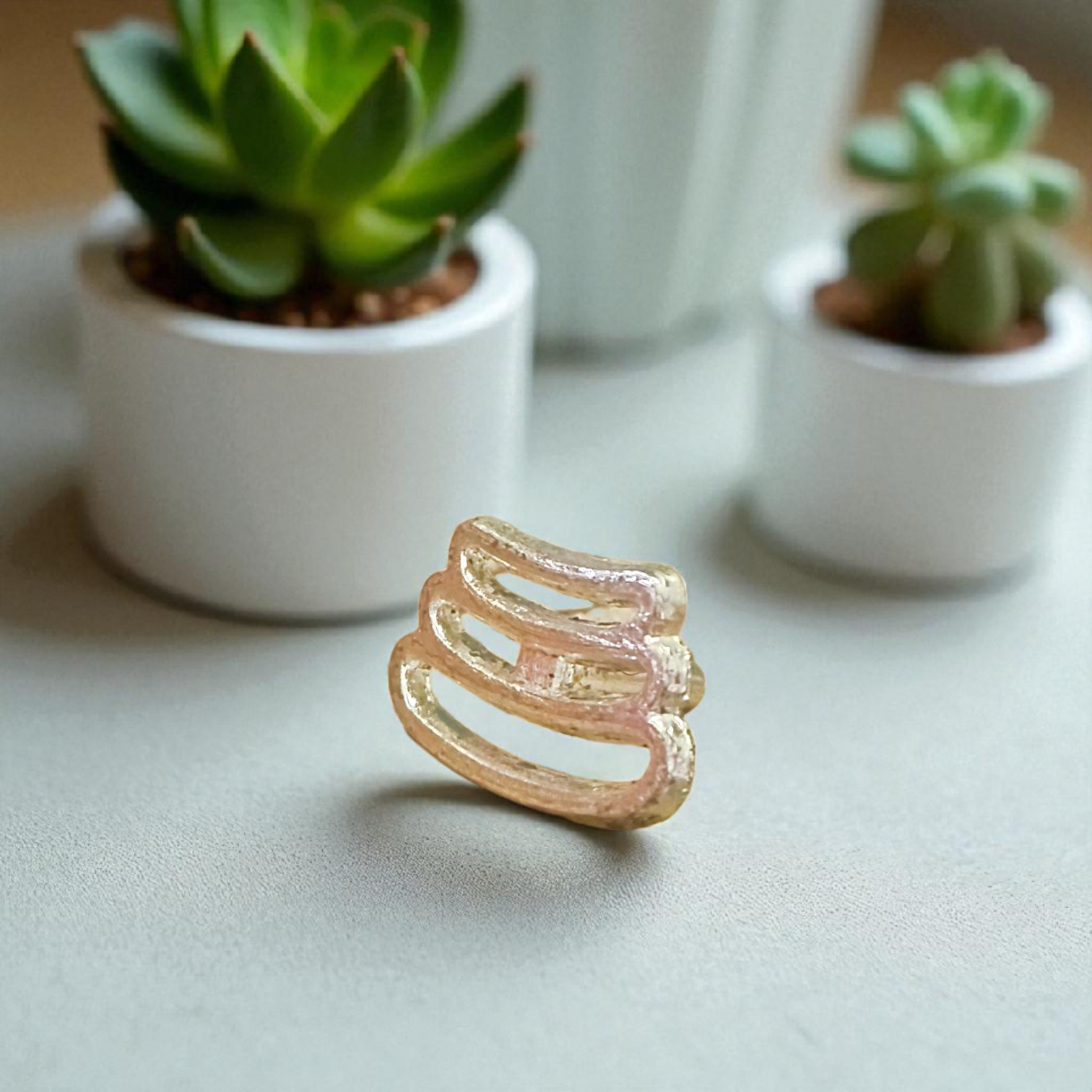 Tripundra Tilak Stamp for forehead tilak, ideal for Shiva devotees and ritual use