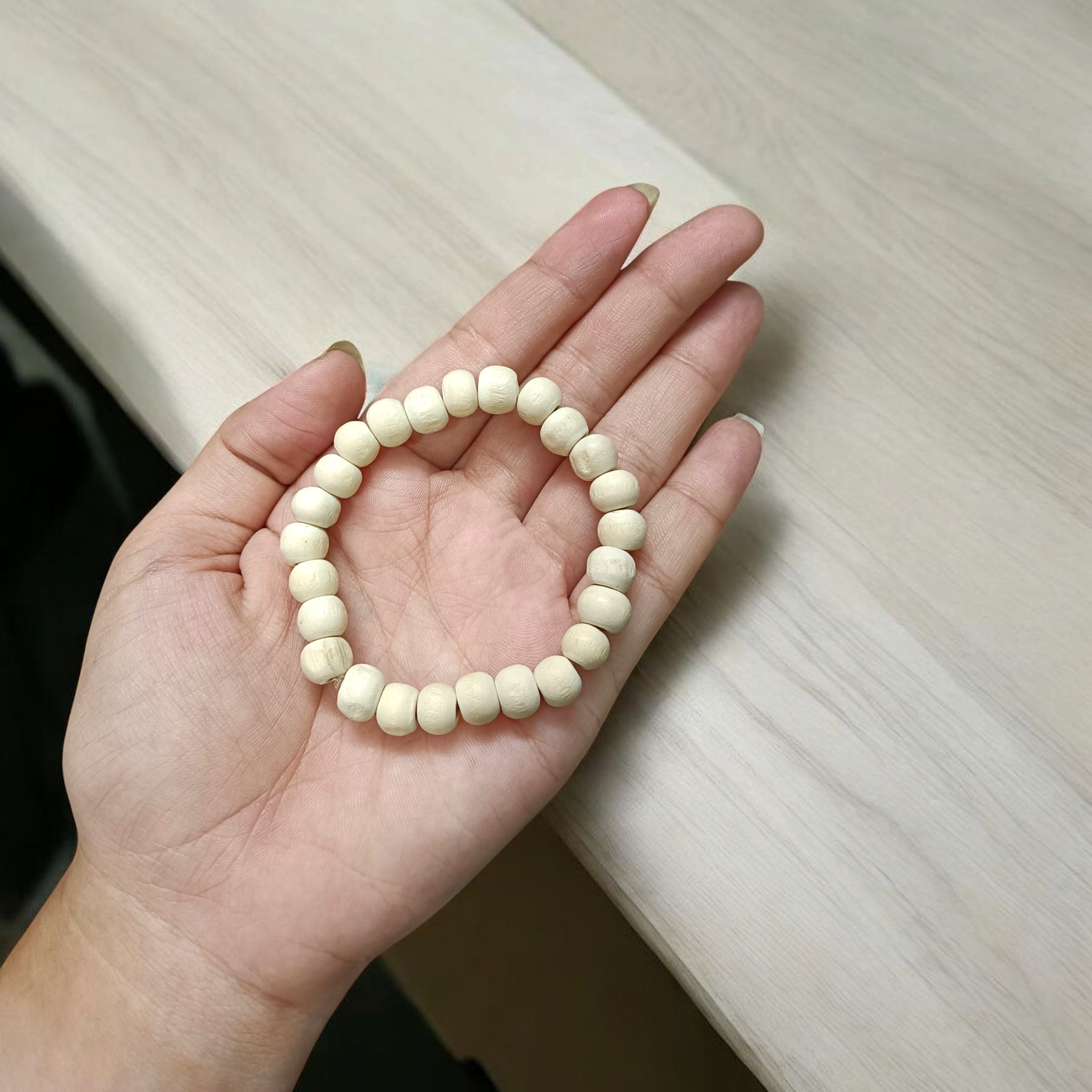 Tulsi Bracelet with 8mm Round Lab Certified Beads | Timeshopee