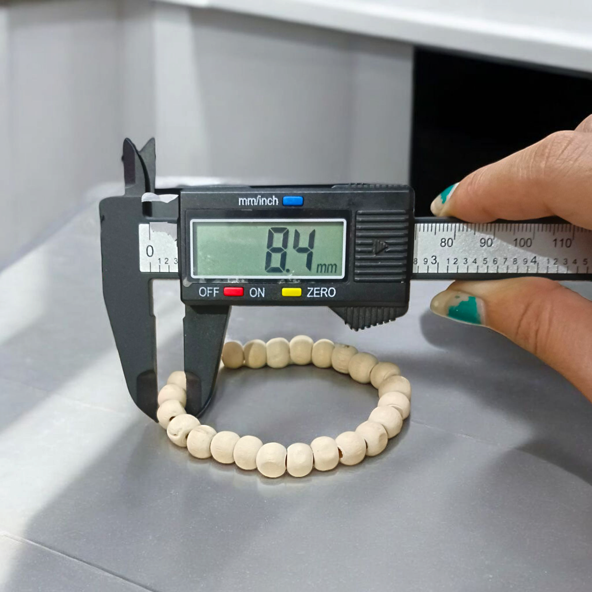 Tulsi Bracelet with 8mm Round Lab Certified Beads | Timeshopee