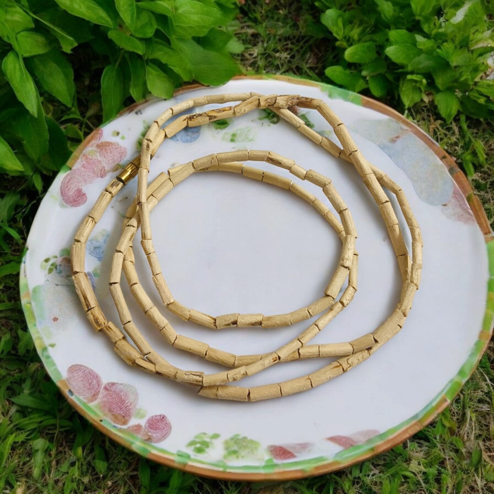 Tulsi Neck Mala | Kanthi Tulsi Beads | Lab Certified | Timeshopee