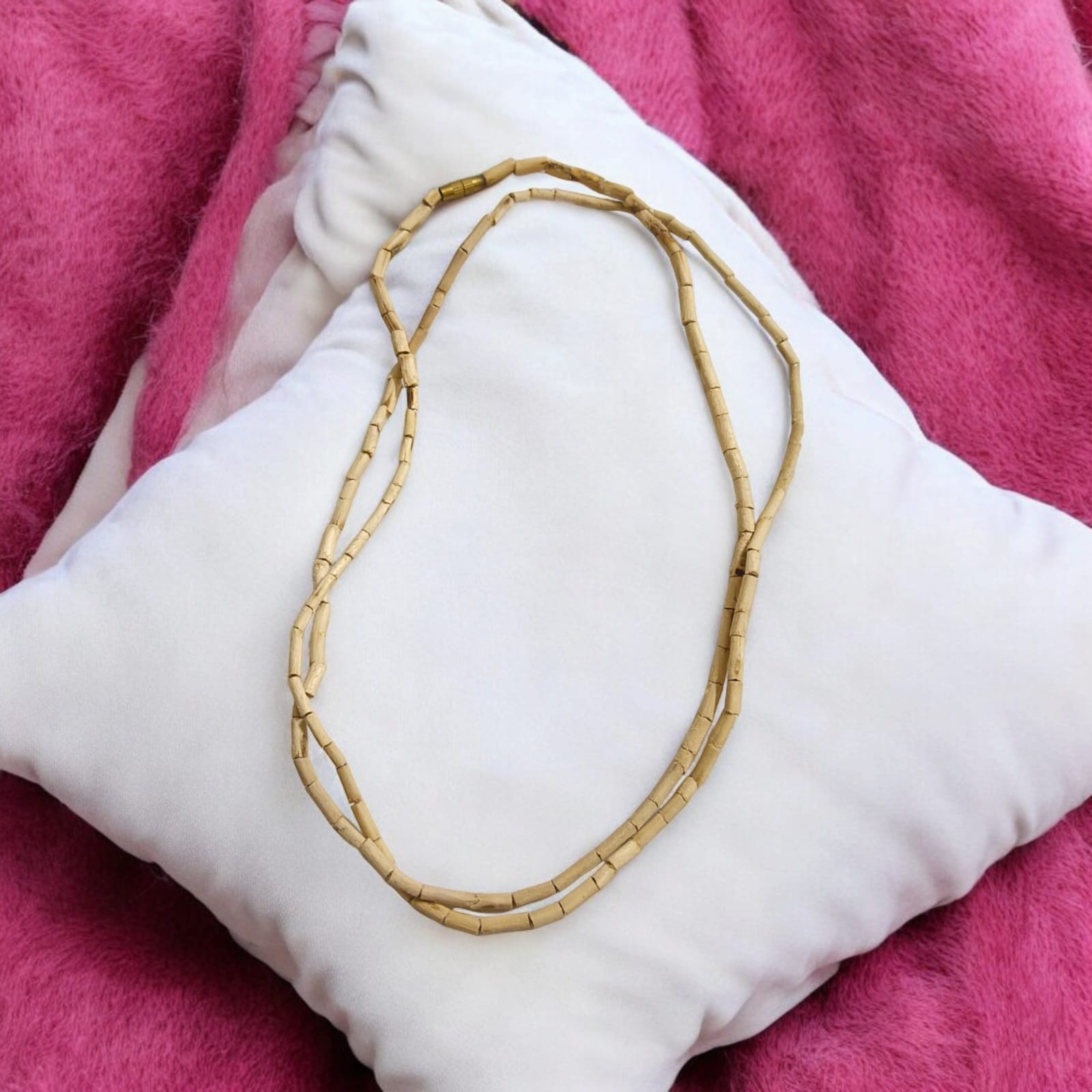 Tulsi Neck Mala | Kanthi Tulsi Beads | Lab Certified | Timeshopee