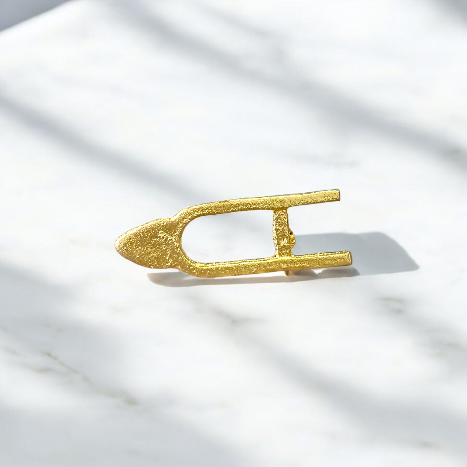 U-shaped Vishnu Tilak Brass Stamp for forehead application – Traditional Vaishnav tilak tool