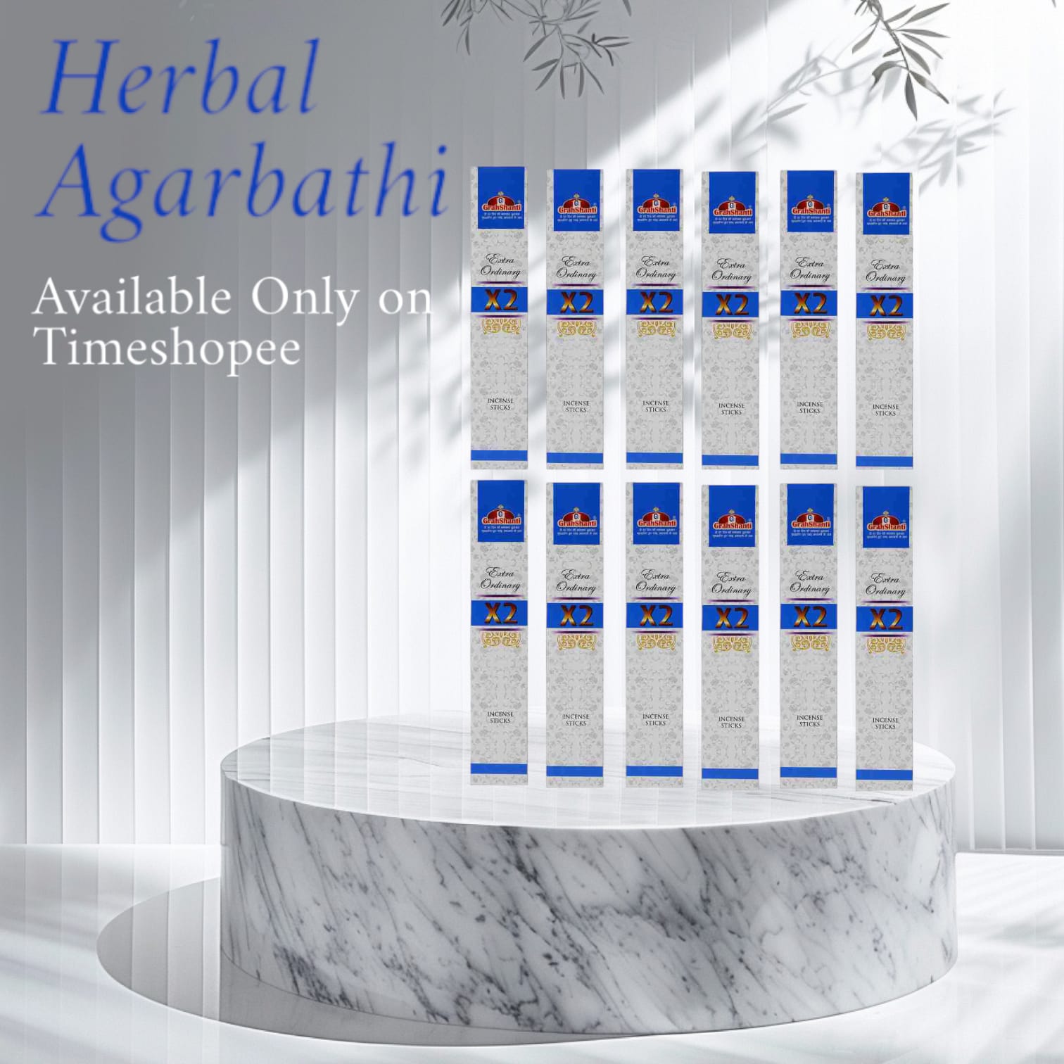X2 Extra Ordinary Incense Sticks by Grahshanti - Timeshopee