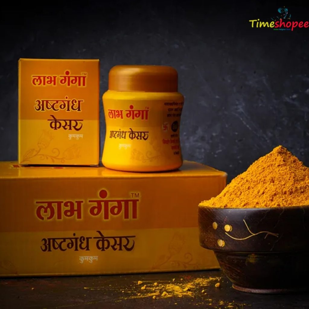 Ashtaganda Kesar Kumkum Set for Daily Puja and Vedic Rituals