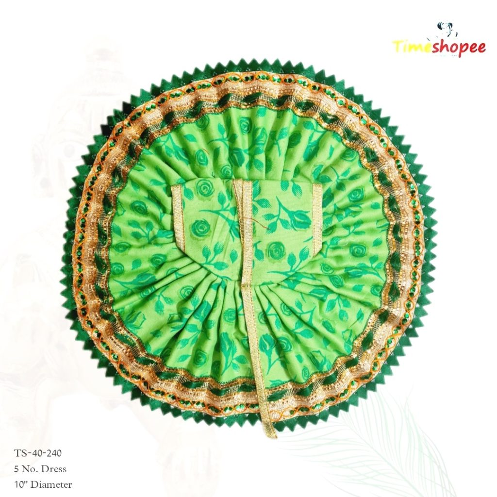 Laddu Gopal Dress | Bal Gopal Poshak | Size 5 No. | Timeshopee
